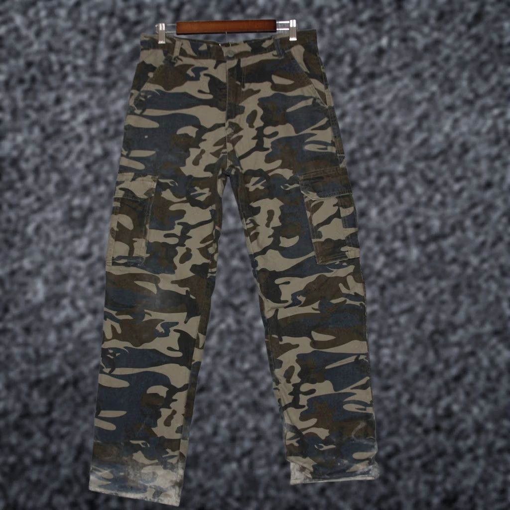 Vintage Bridge Head Angle Cargo Pants Mens 32x30 Camouflage Utility Pockets Style 1167 - Brown Size US 32 / EU 48 - 1 Thumbnail