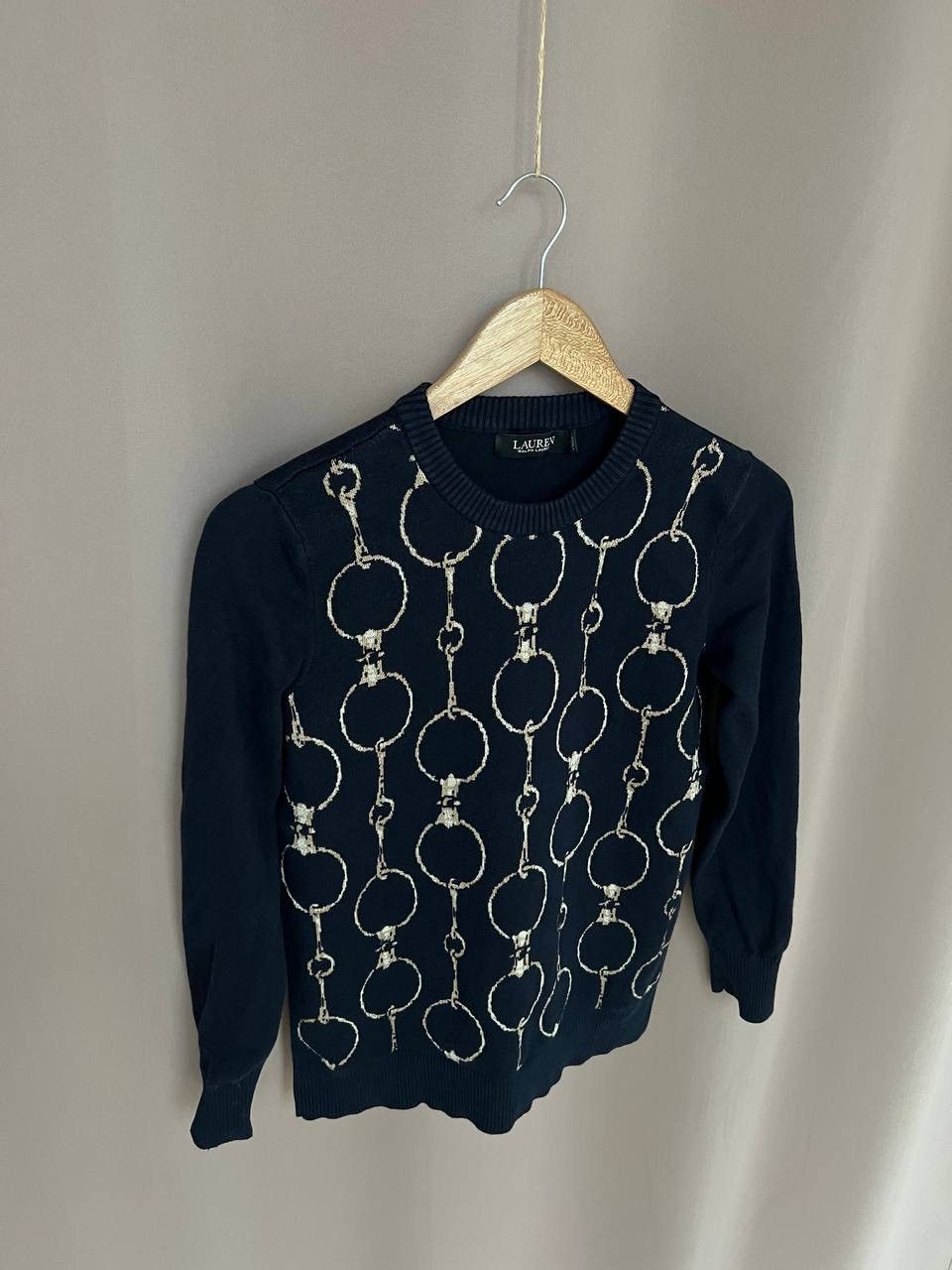 Lauren Ralph Lauren Ralph Lauren Black Label Chain Pattern Sweater Womens Size M Size M / US 6-8 / IT 42-44 - 5 Thumbnail