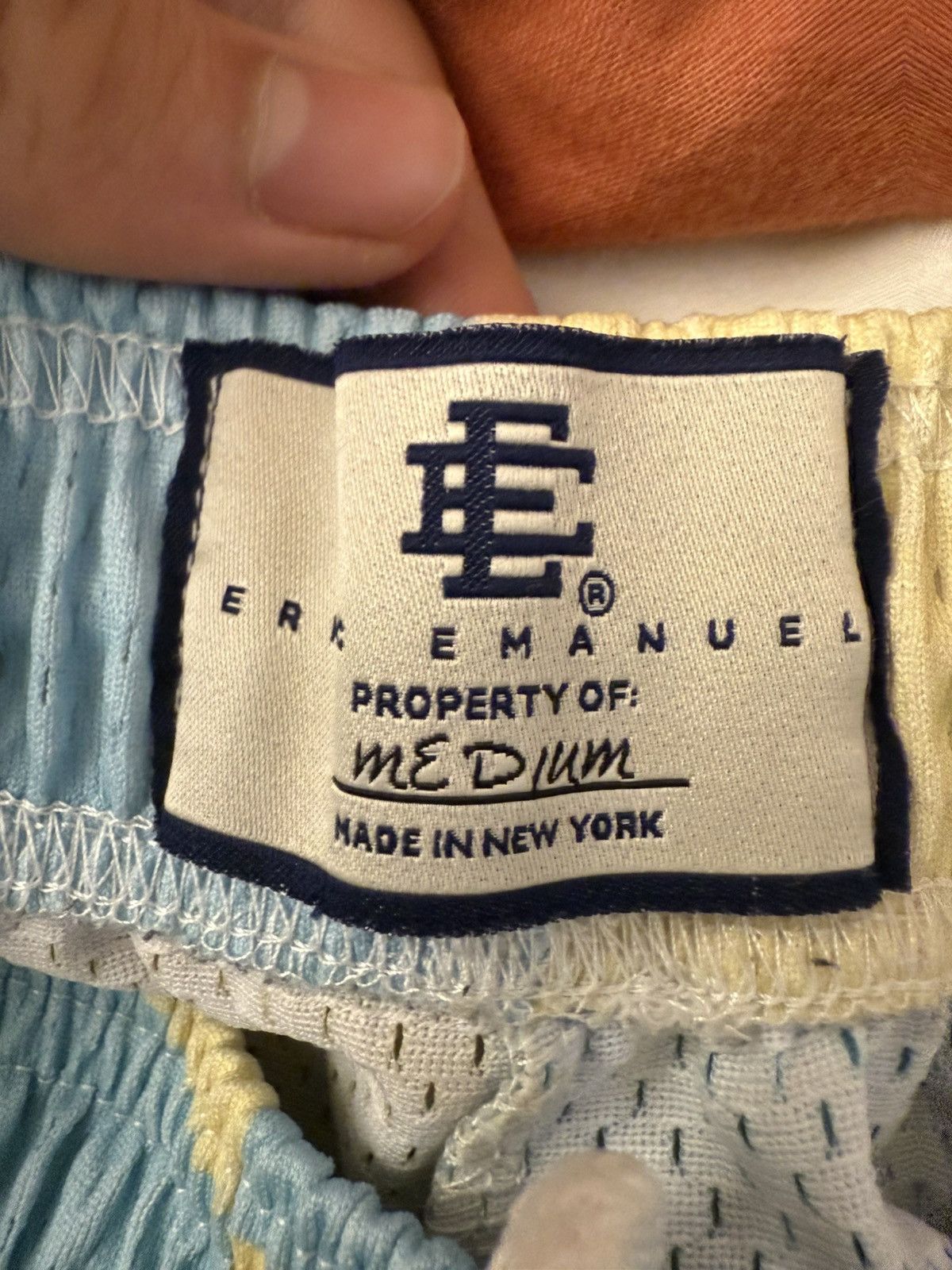 Eric Emanuel Blue and Yellow Eric Emmanuel Shorts Size US 28 / EU 44 - 7 Thumbnail