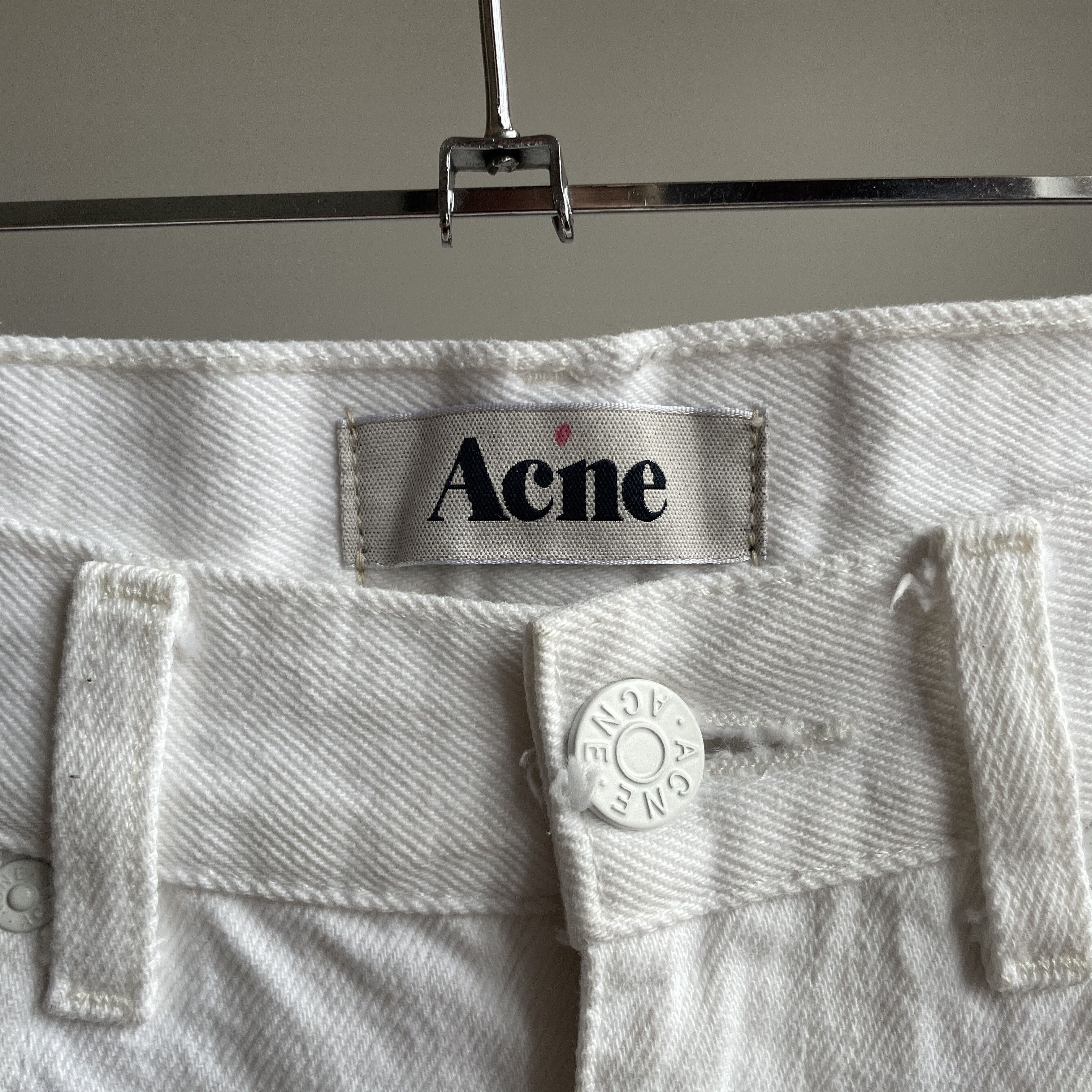 Acne Studios Acne Studios Jones/Optic White Cropped Denim Size 30 Size US 30 / EU 46 - 7 Thumbnail