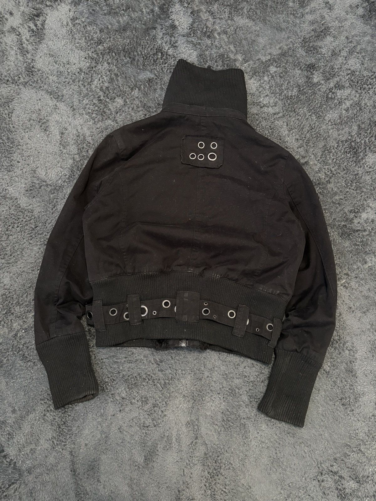 Hysteric Glamour × Undercover Avant Garde 00s Vintage Y2K High Neck Rick Style Fur Jacket Size M / US 6-8 / IT 42-44 - 6 Thumbnail
