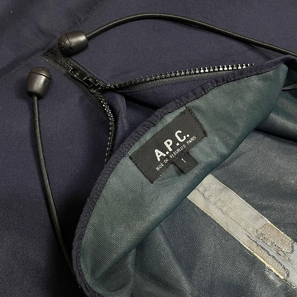A.P.C. 1999s Vintage APC Hiver Waterproof Half Zip Anorak Jacket Size US L / EU 52-54 / 3 - 6 Thumbnail