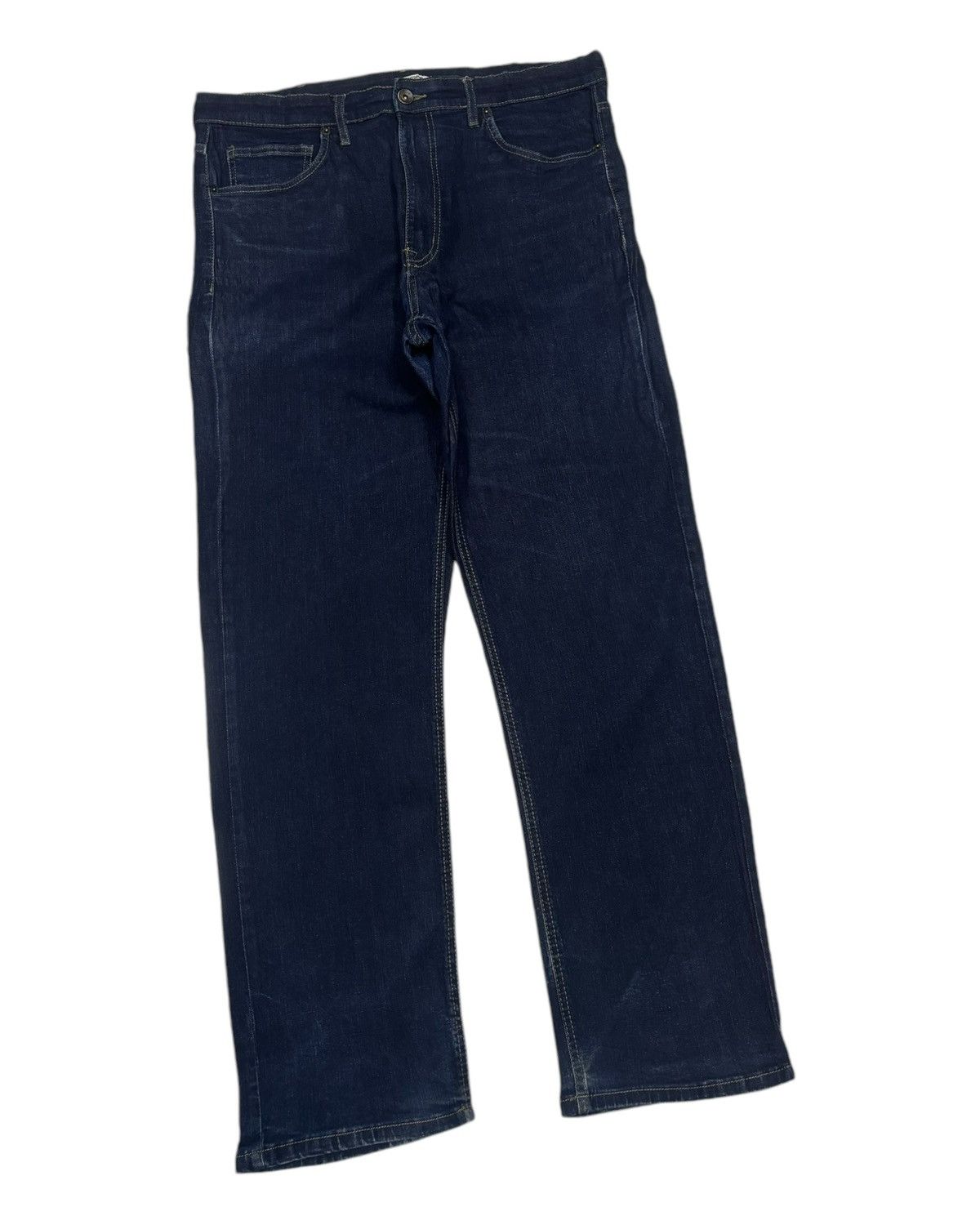 Japanese Brand OUTDOOR PRODUCTS CASUAL BLUE DENIM JEANS Size US 35 - 5 Thumbnail
