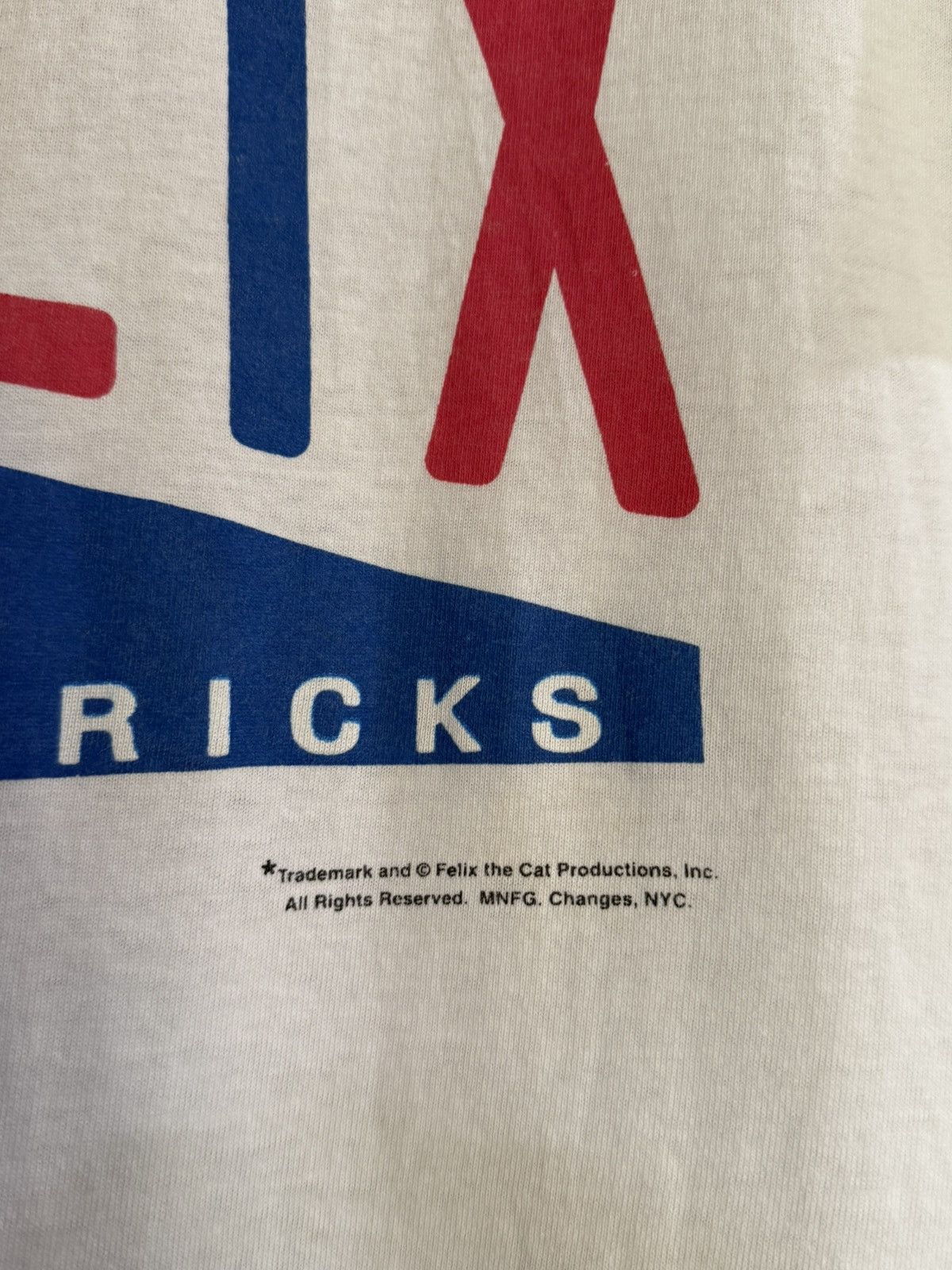 Cartoon Network × Vintage Vintage 90s FELIX Bag Of Tricks Cartoon Faded Tee Size US L / EU 52-54 / 3 - 3 Thumbnail