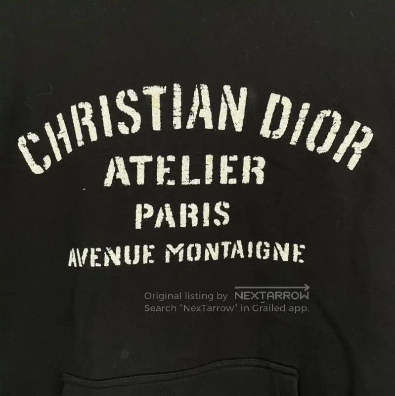 Dior Dior Black Cotton Men's Long Sleeve Hoodie . Size US M / EU 48-50 / 2 - 5 Thumbnail