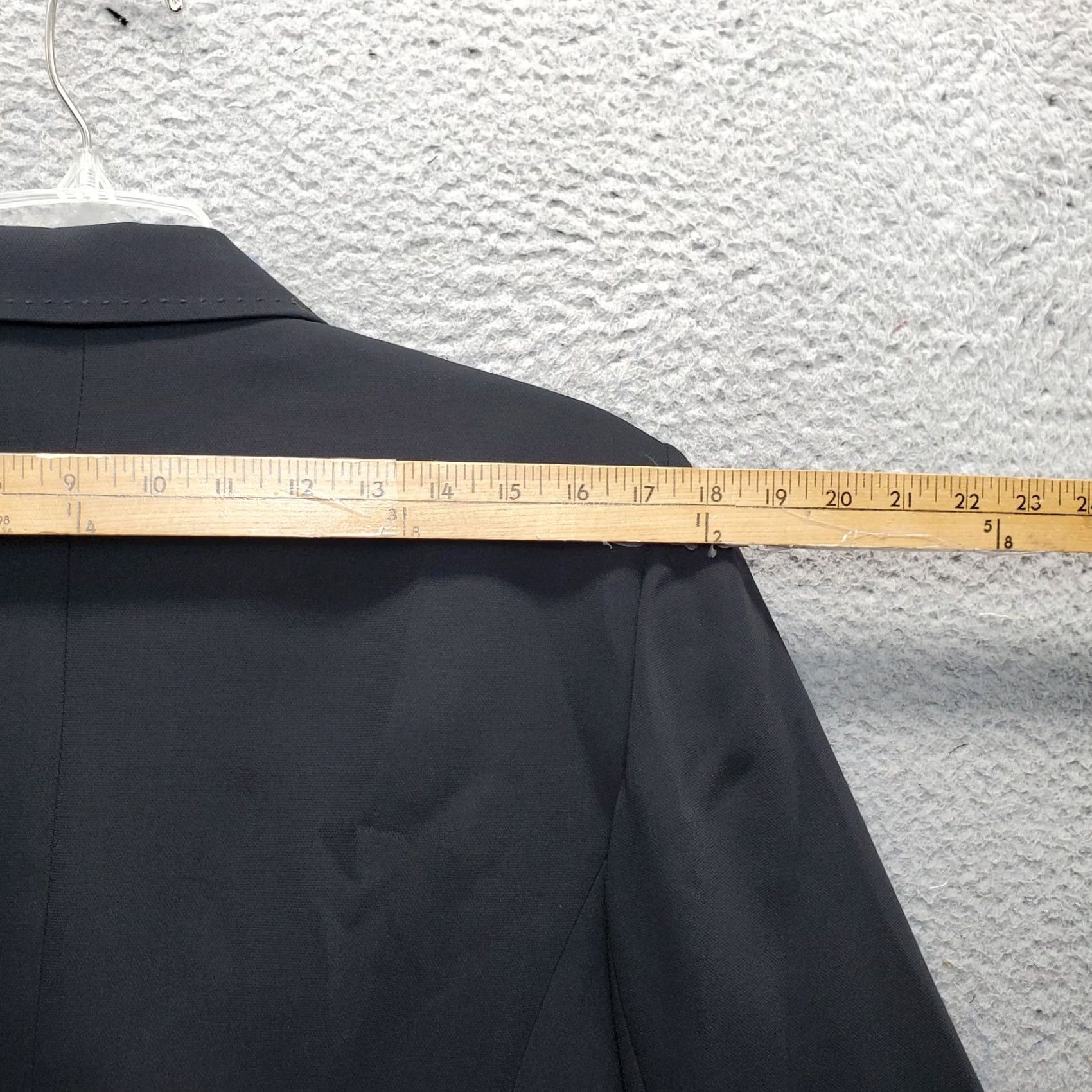 Vintage Style&co. Collection Blazer Jacket Womens Size 16P Black Notch Lapel Single Breasted Blazer Jacket Size XXL / US 16-18 / IT 52-54 - 4 Thumbnail