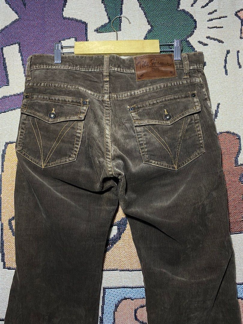 Tete Homme Tete Homme brown cord oants Size US 34 / EU 50 - 4 Thumbnail