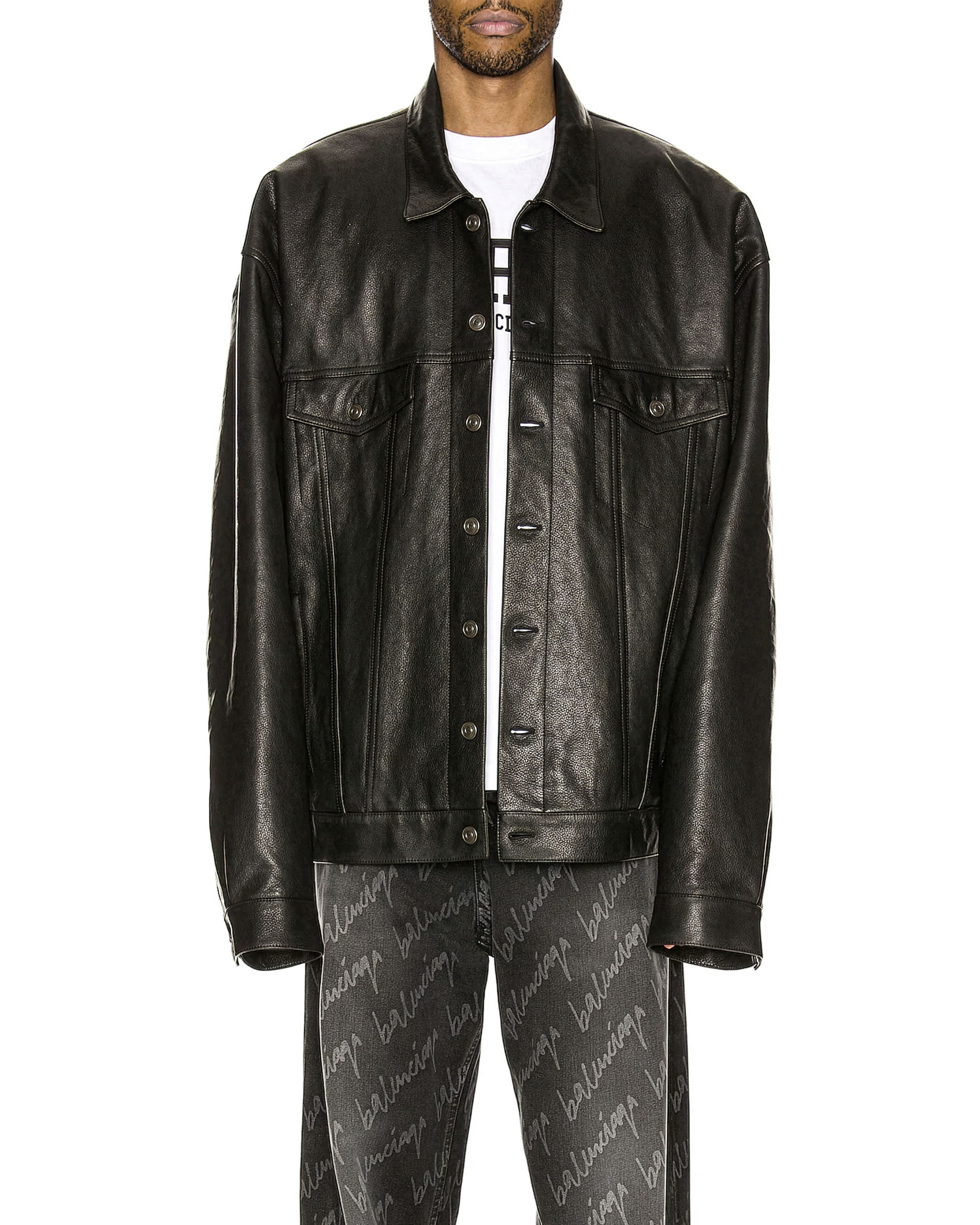 Balenciaga Ye Offset Runway Buffalo Jacket Size US XS / EU 42 / 0 - 2 Thumbnail