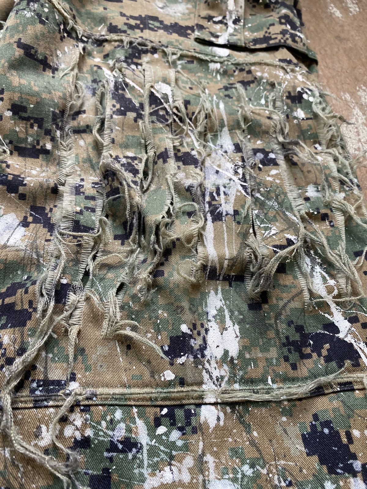 Japanese Brand Distressed, camo pants Size US 32 / EU 48 - 2 Preview