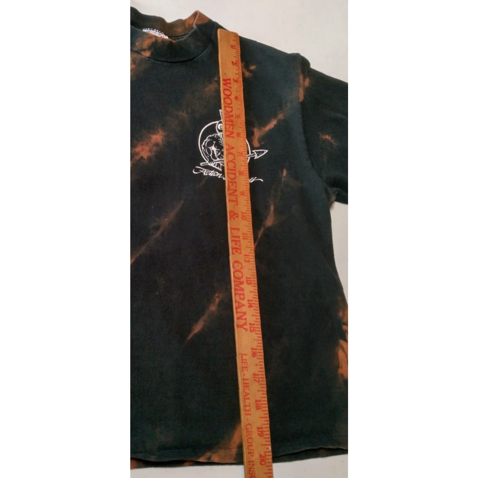 Jerzees VINTAGE JERZEES Bleach Dyed Hawaiian Shirt M Black I Climbed Diamond Head Cropped Womens Size M / US 6-8 / IT 42-44 - 6 Thumbnail