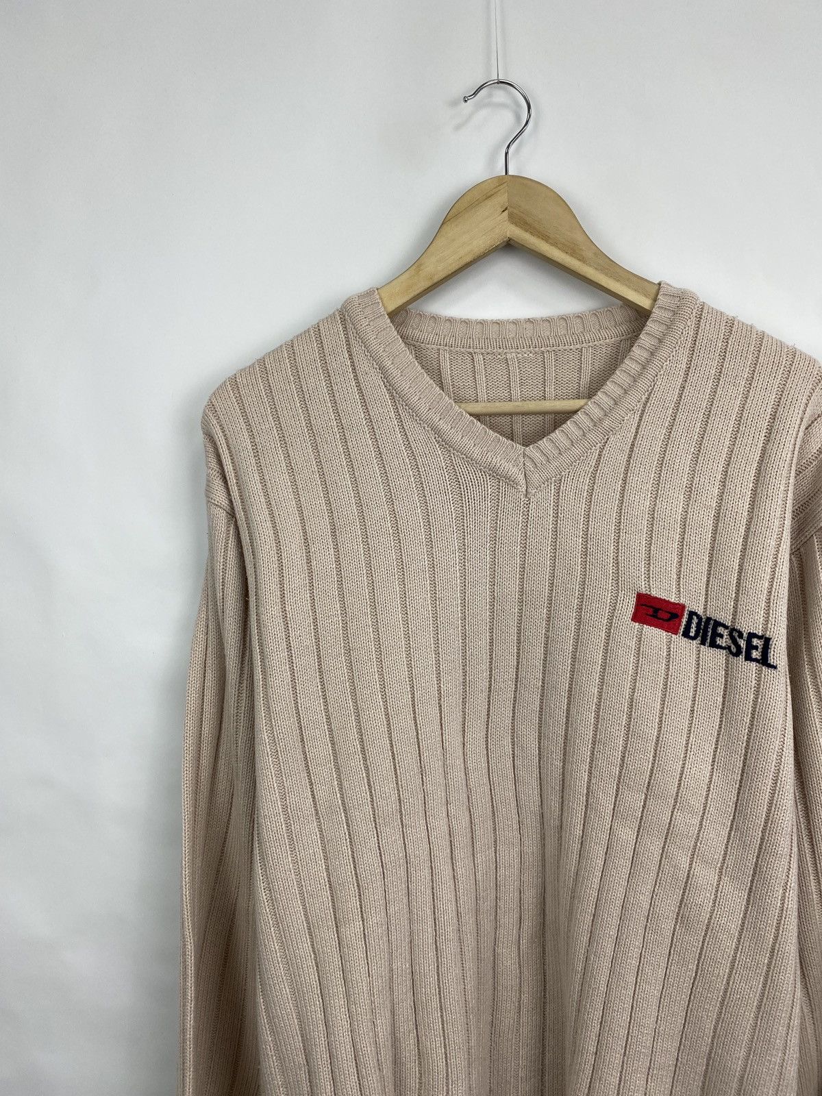 Diesel 🇺🇸 Vintage 90s Diesel Sweater Rare Retro Hype Y2K Size US L / EU 52-54 / 3 - 2 Thumbnail