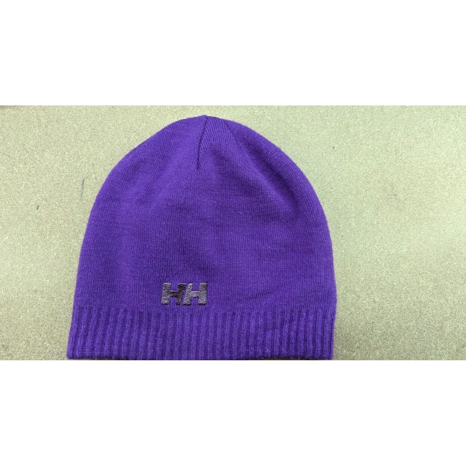 Helly Hansen VINTAGE Helly Hansen Purple Beanie Hat One Size Acrylic Stretch Unisex Adults Beanie Purple Knit Stretch Adult One Size Mens Womens Girls Boys Size ONE SIZE - 2 Thumbnail