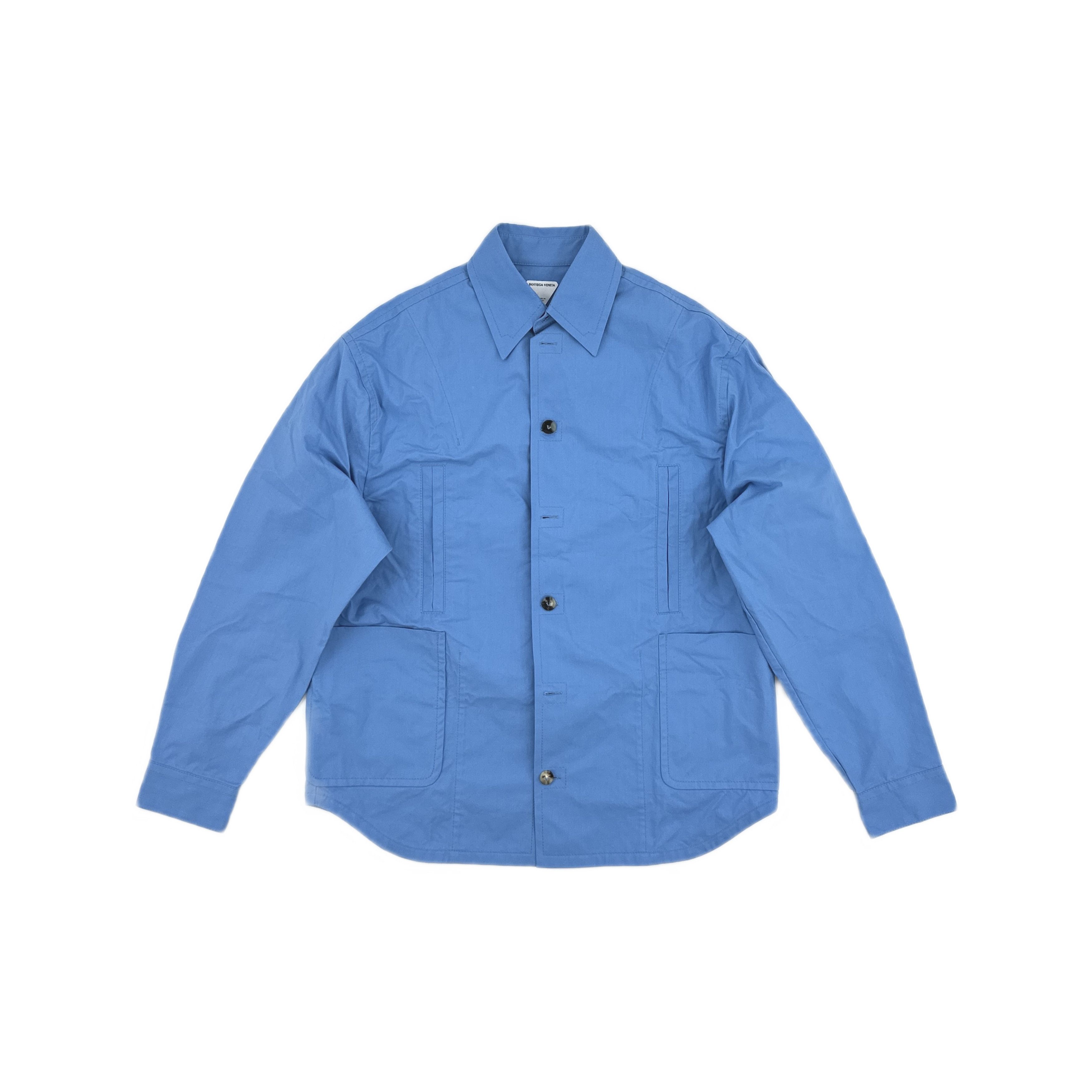 Bottega Veneta Bottega Veneta Compact Cotton Canvas Shirt Size M Size US M / EU 48-50 / 2 - 1 Thumbnail