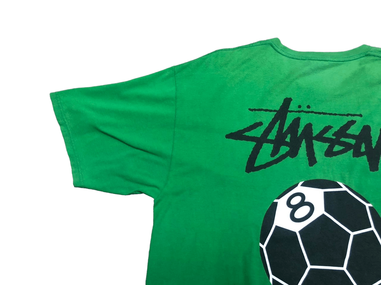 Stussy Vintage Y2K Stussy 8Ball Green T-shirt Sunfaded Size US XL / EU 56 / 4 - 5 Thumbnail