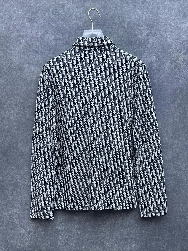 Dior Dior Old flower full-print knitted shirt Size US S / EU 44-46 / 1 - 2 Thumbnail