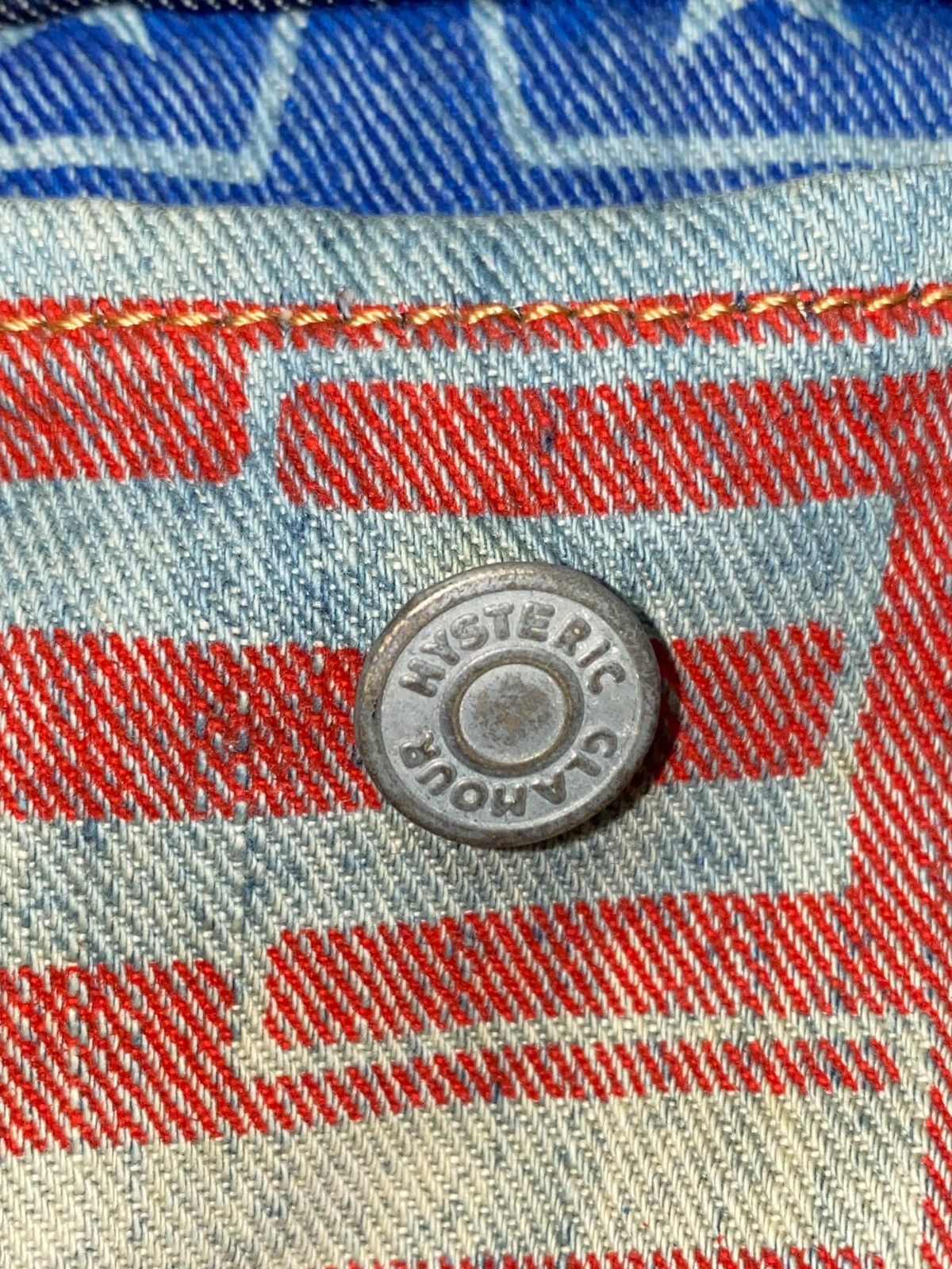 Hysteric Glamour × Vintage Hysteric Glamour American Denim Bagpack Size ONE SIZE - 7 Thumbnail
