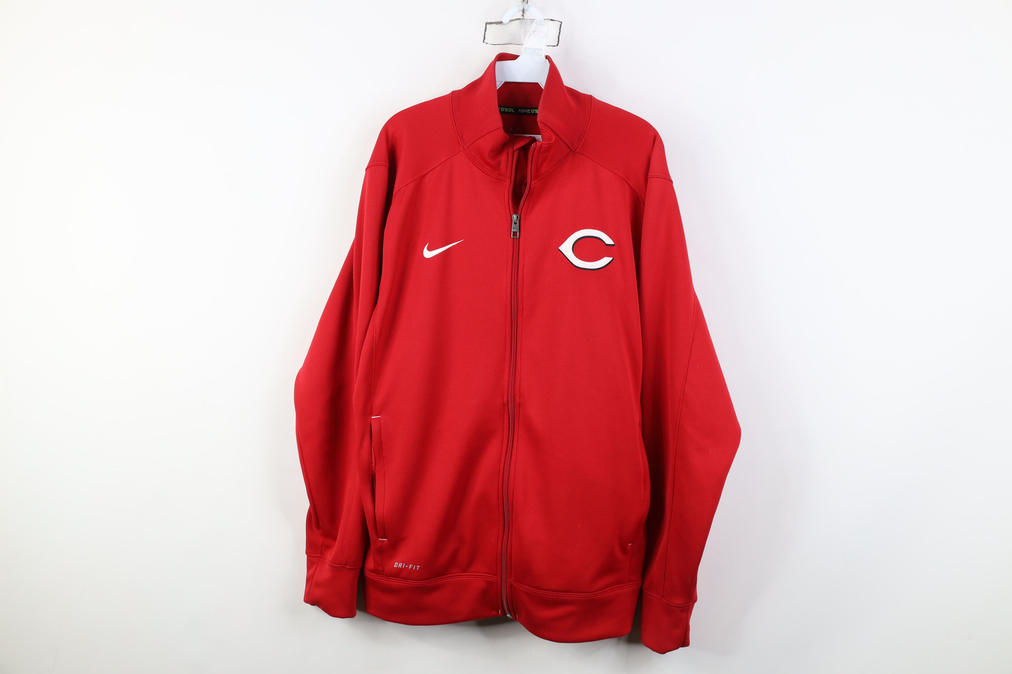 Nike Nike Scott Mini Swoosh Cincinnati Reds Baseball Jacket Red Size US L / EU 52-54 / 3 - 1 Thumbnail