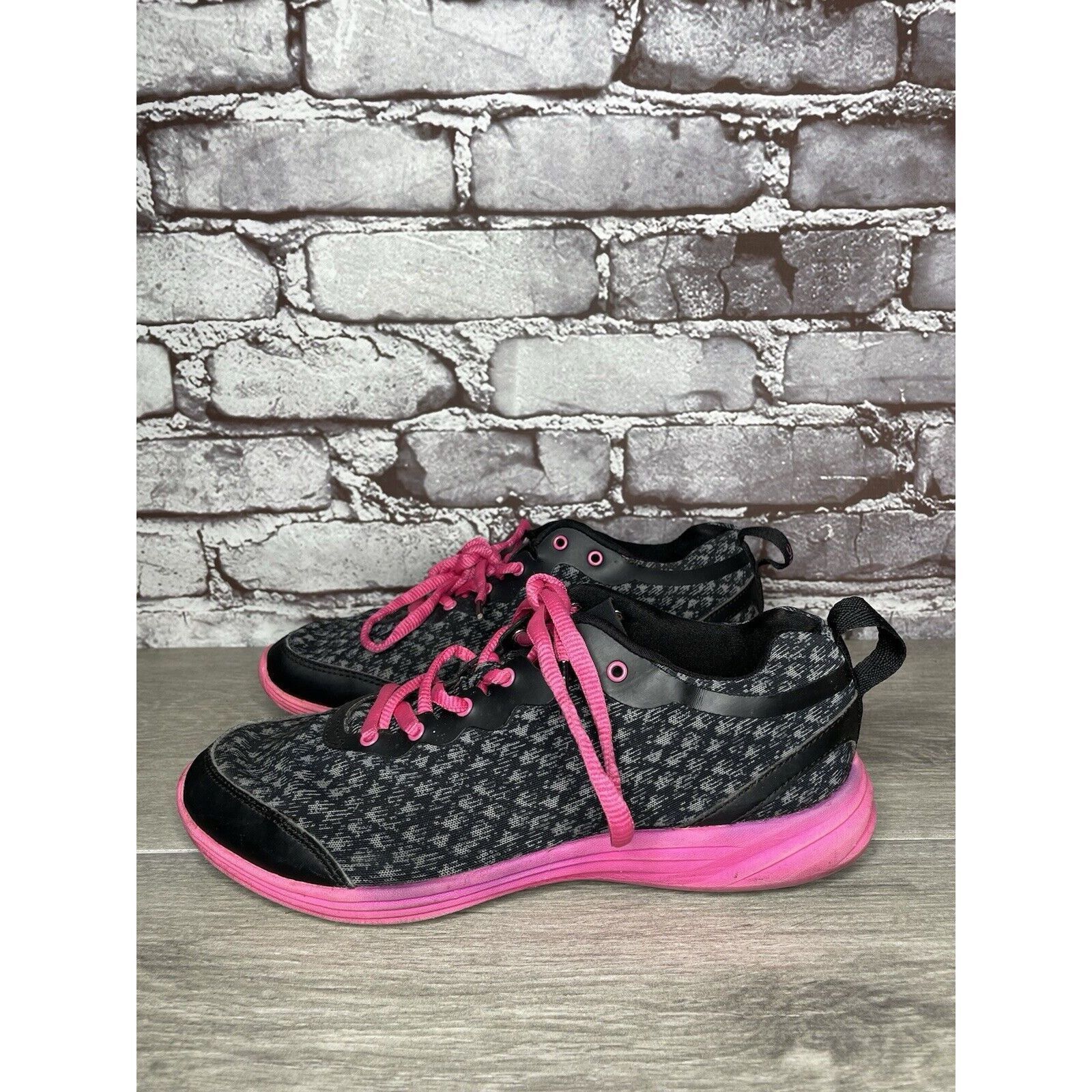 Other Vionic Python Black Pink Lace Up Comfort Athletic Sneakers W Size US 7.5 / IT 37.5 - 6 Thumbnail