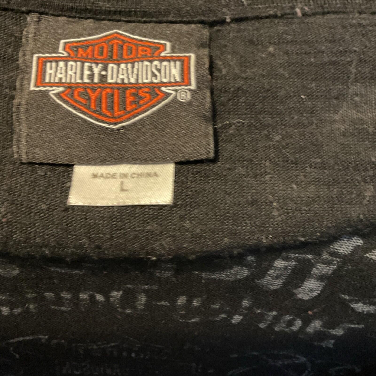 Other Harley-Davidson Cherokee Black Womens T-Shirt Sx L Size ONE SIZE - 3 Thumbnail