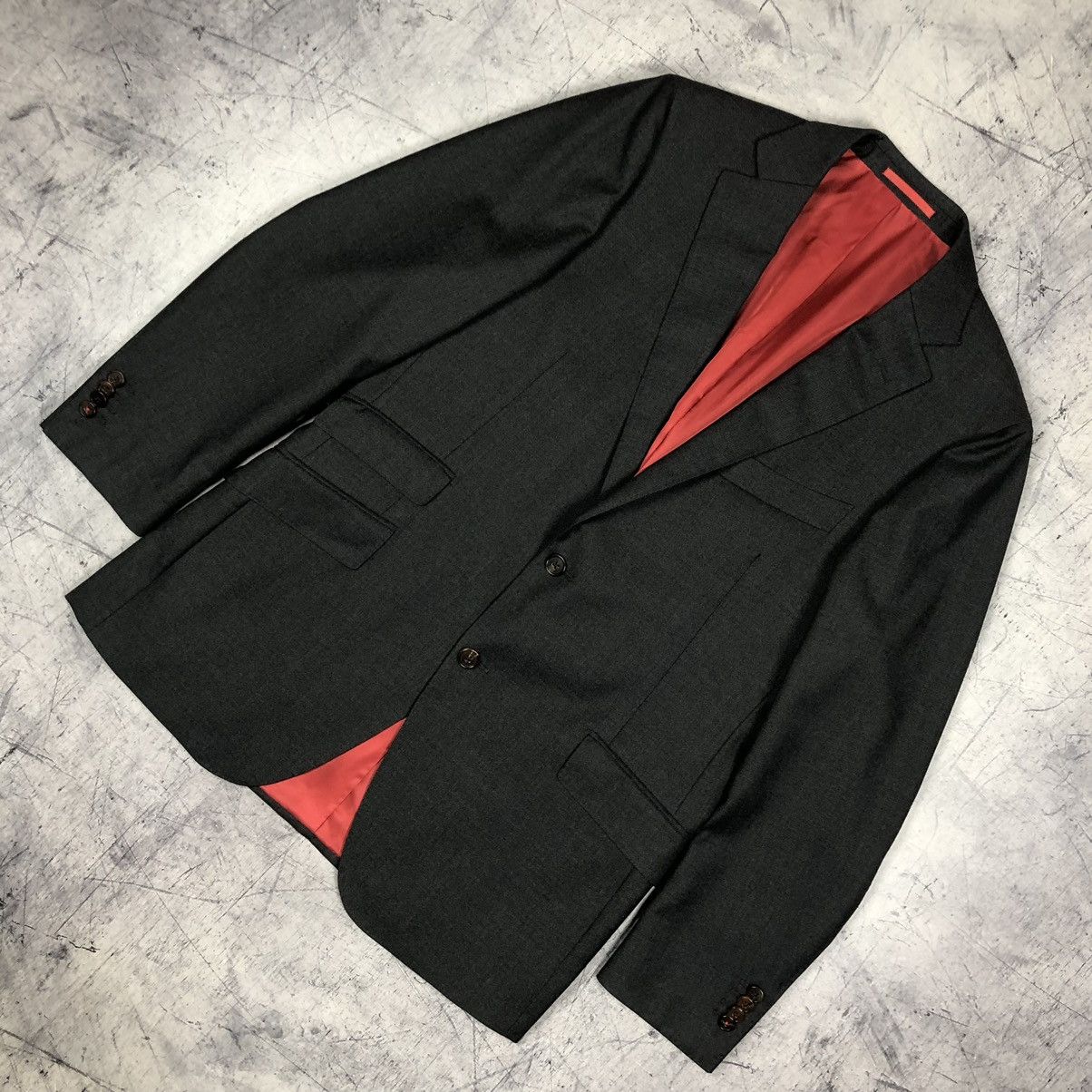 Designer Vintage Suitsupply Vitale Barberis Italy Pure Wool Blazer og Size 42R - 4 Thumbnail