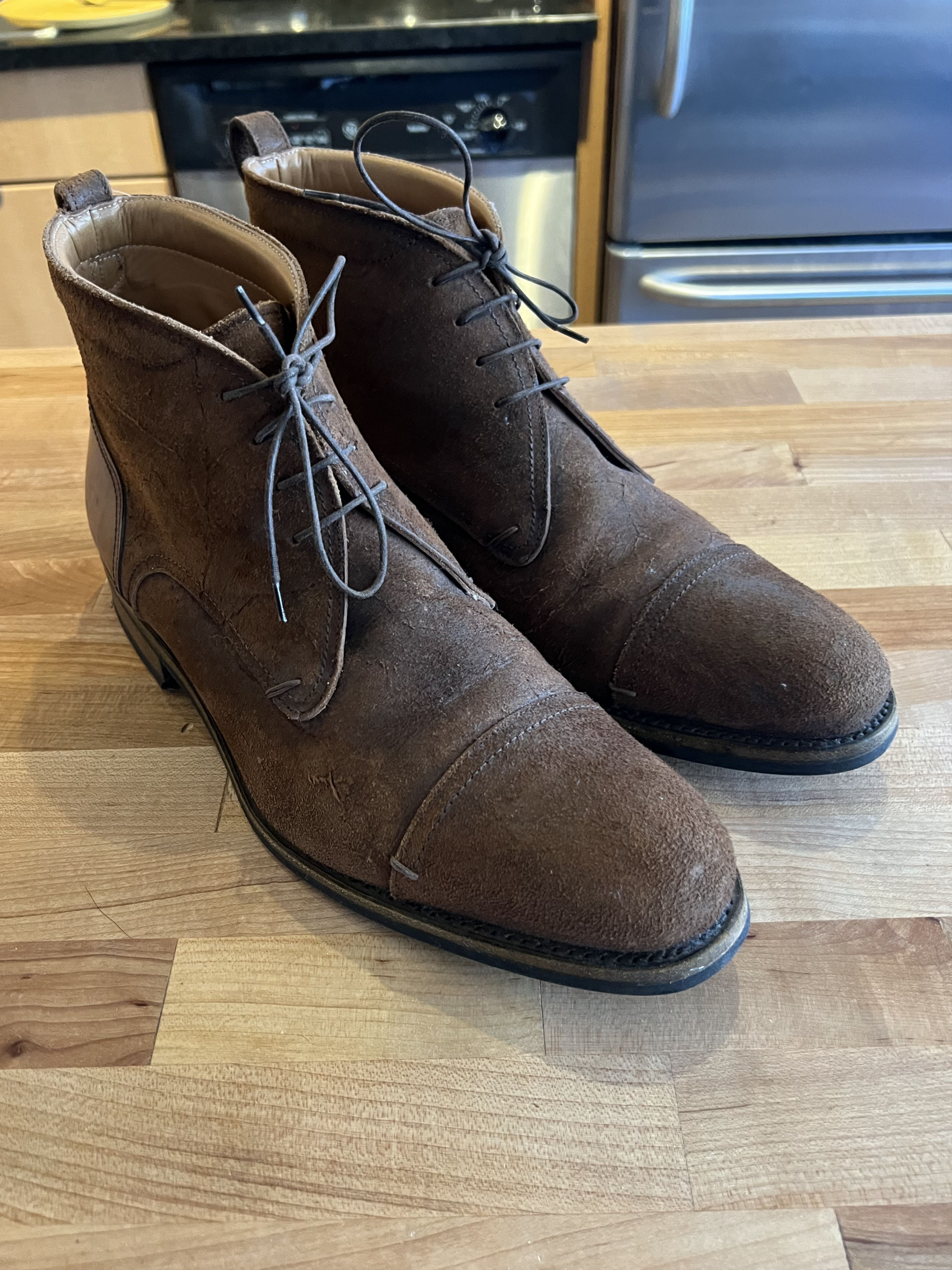 Rider Boot Co. Rider Boot Co. Jackson Men’s Suede Dress Boots - Size: 12 Size US 12 / EU 45 - 5 Thumbnail
