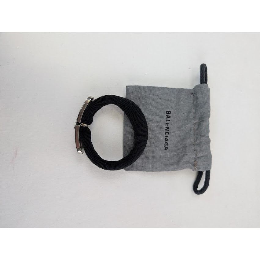 Balenciaga o1rshd1 Q:2 / Size: OS / BB Icon Hair Tie in Black Size ONE SIZE - 11 Thumbnail