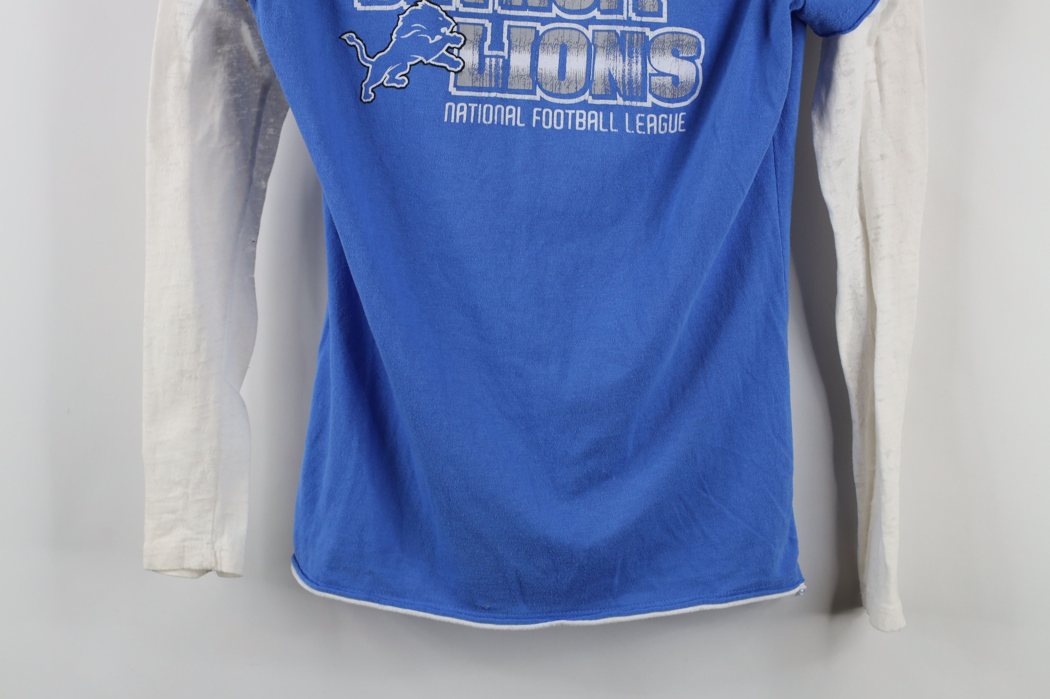 Vintage Vintage Y2K NFL Detroit Lions Football Long Sleeve T-Shirt Size M / US 6-8 / IT 42-44 - 3 Thumbnail