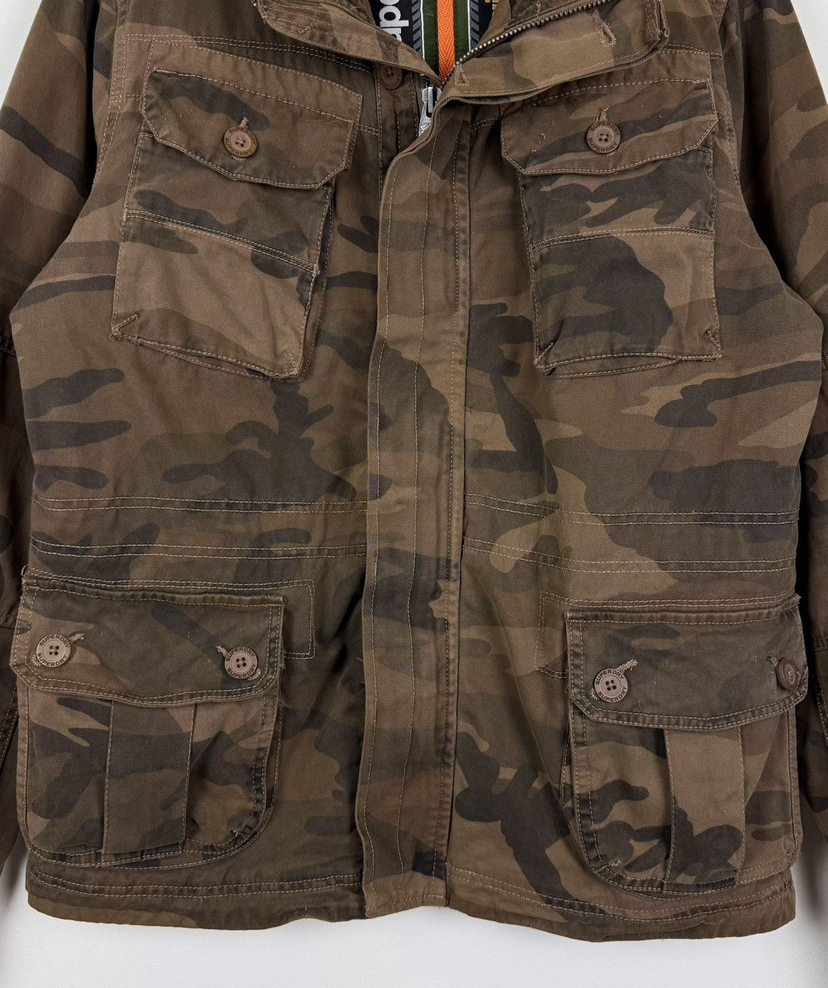 Superdry Superdry Regiment M65 Camouflage Military Jacket Field Top Size US L / EU 52-54 / 3 - 3 Thumbnail