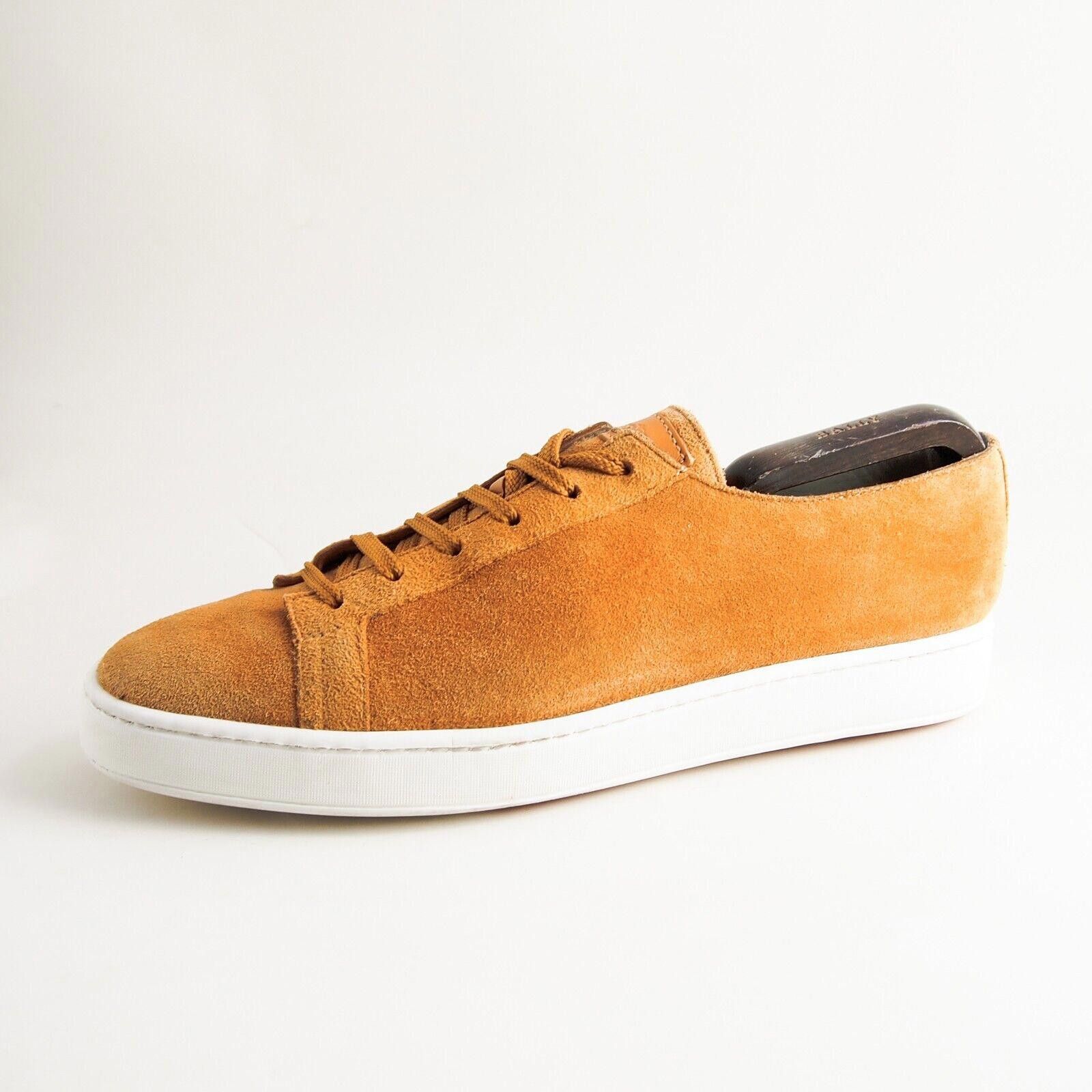 Santoni Santoni Low Top Sneakers Orange Suede Size US 11 EU 44 Size US 11 / EU 44 - 1 Thumbnail