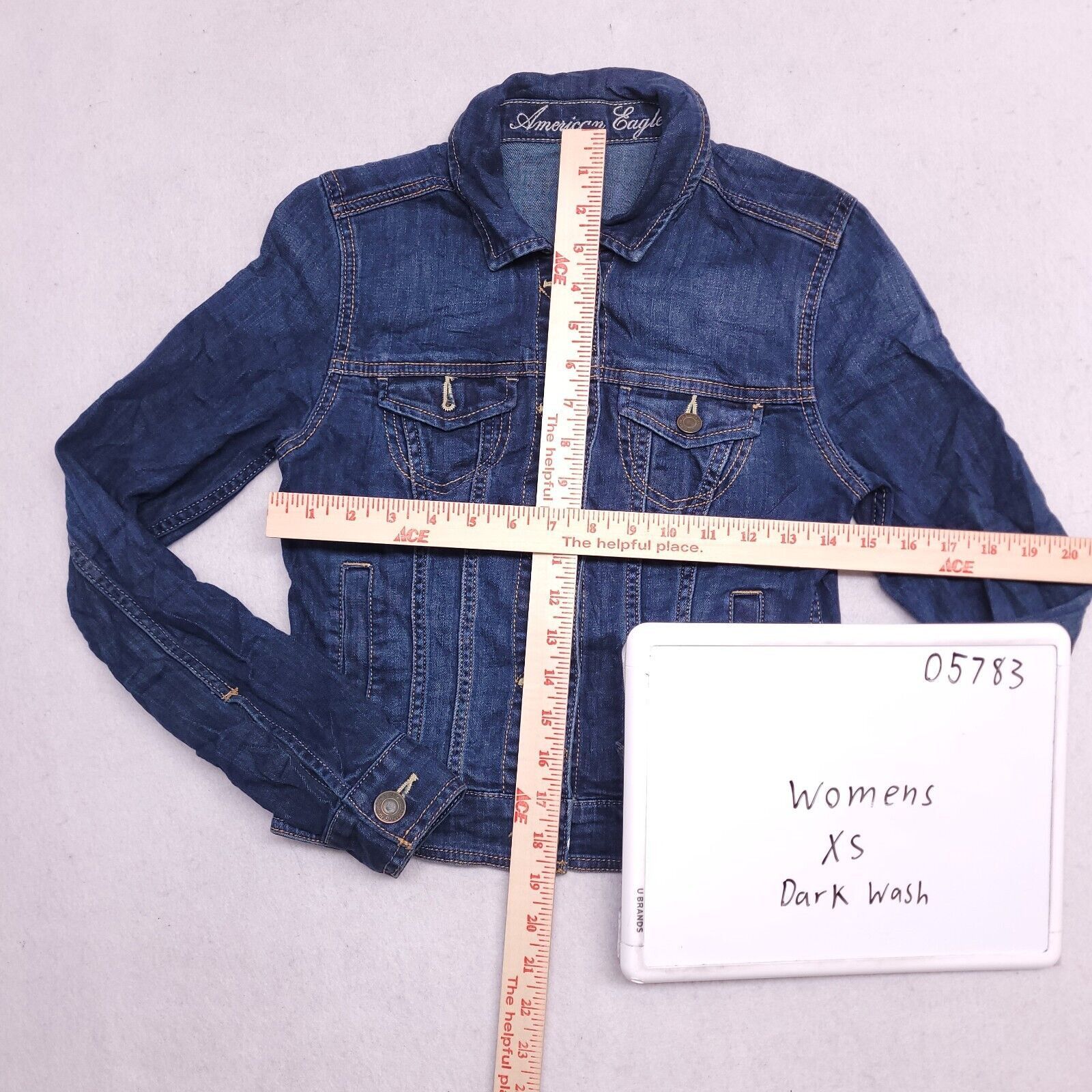 American Eagle Outfitters American Eagle Denim Jacket Womens Size Extra Small XS Blue Size XS / US 0-2 / IT 36-38 - 6 Thumbnail