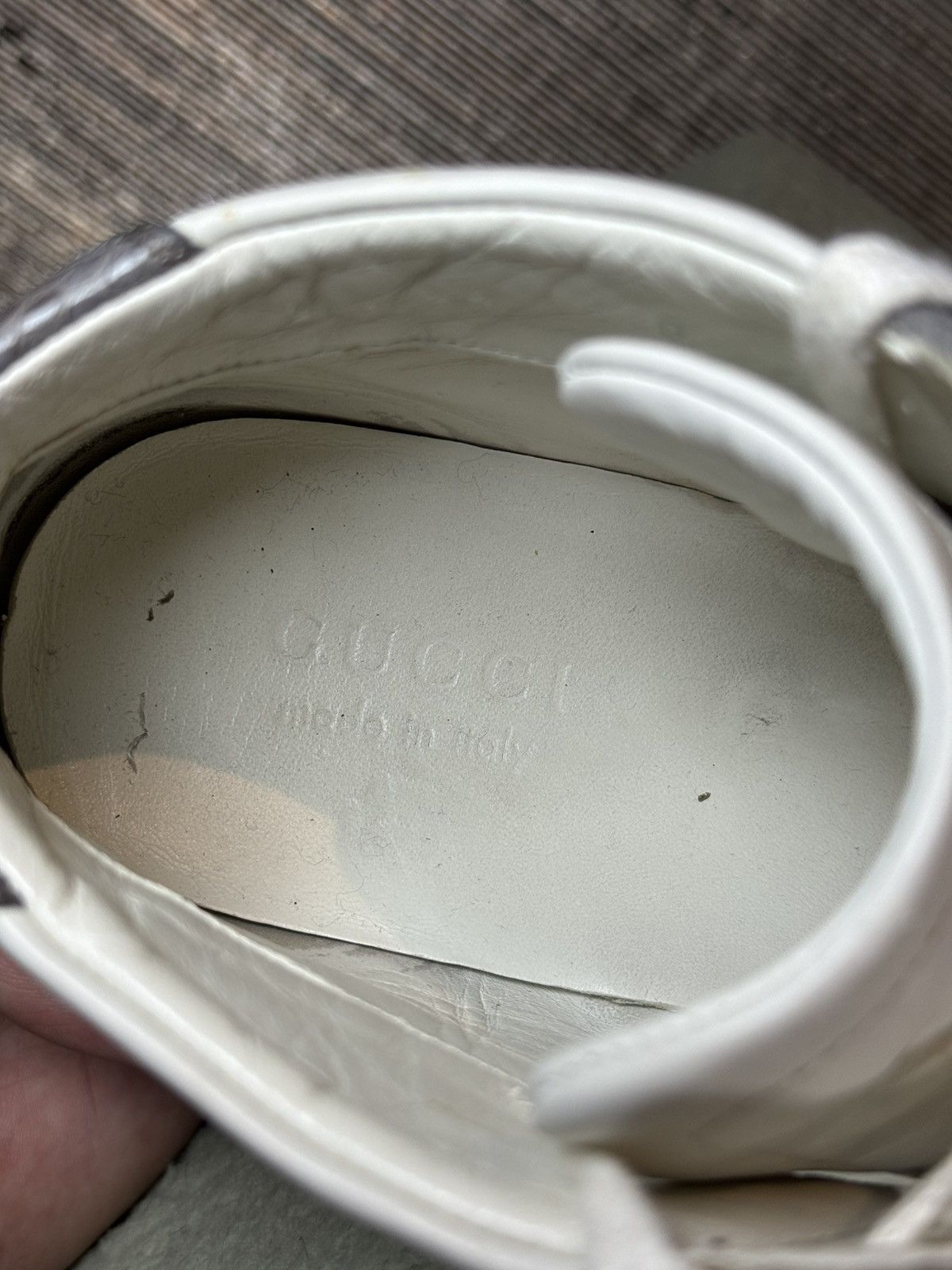 Gucci Gucci Leather High-top Sneaker Size US 10.5 / EU 43-44 - 6 Thumbnail