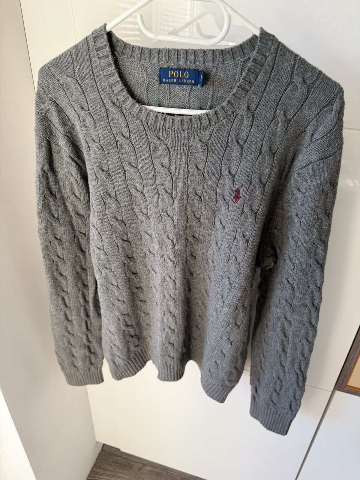 Polo Ralph Lauren Polo Ralph Lauren Grey Luxury Casual Knitted Sweater Size US L / EU 52-54 / 3 - 4 Thumbnail