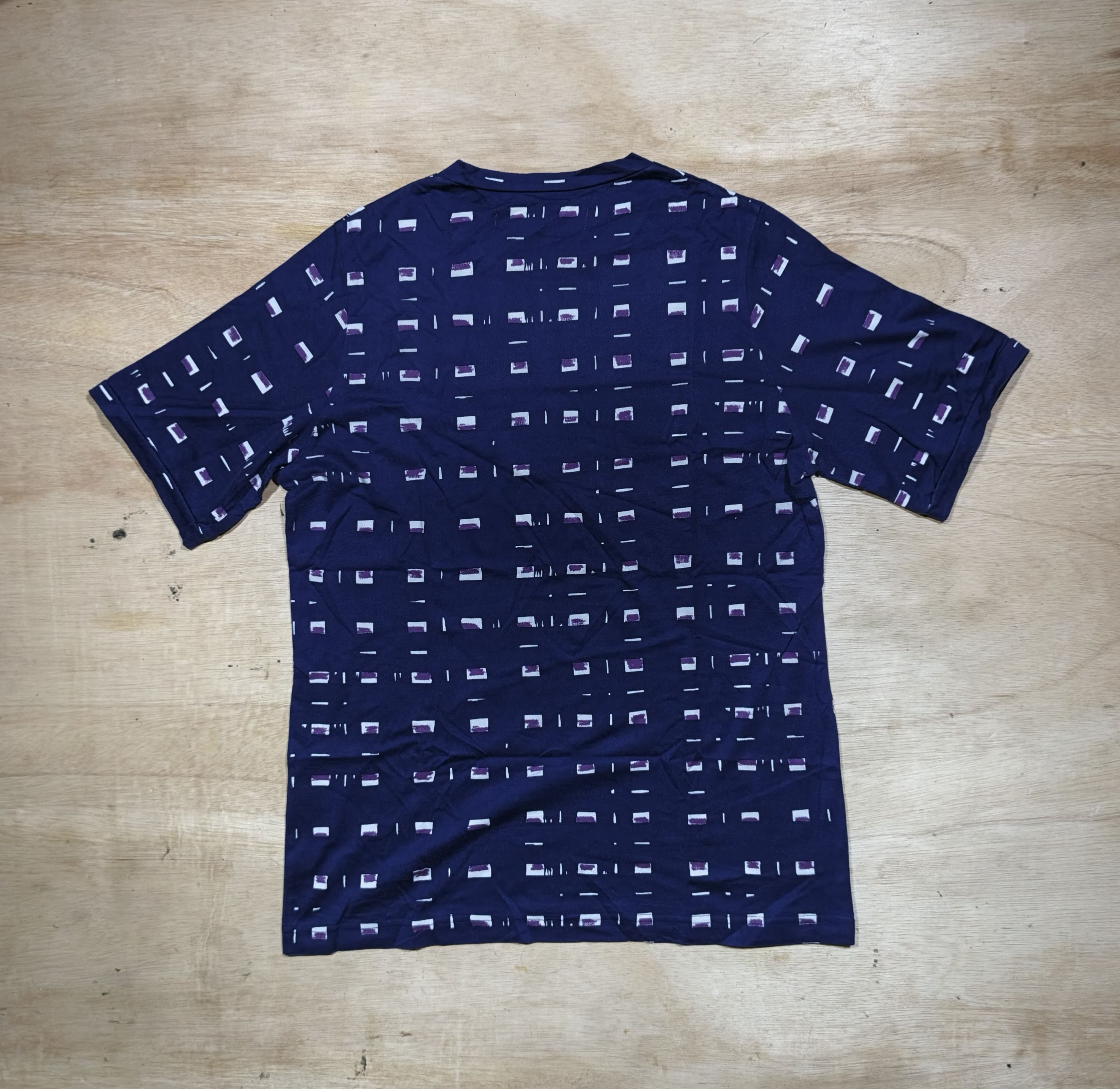 Japanese Brand matohu window pattern aop t-shirt Size M / US 6-8 / IT 42-44 - 6 Thumbnail