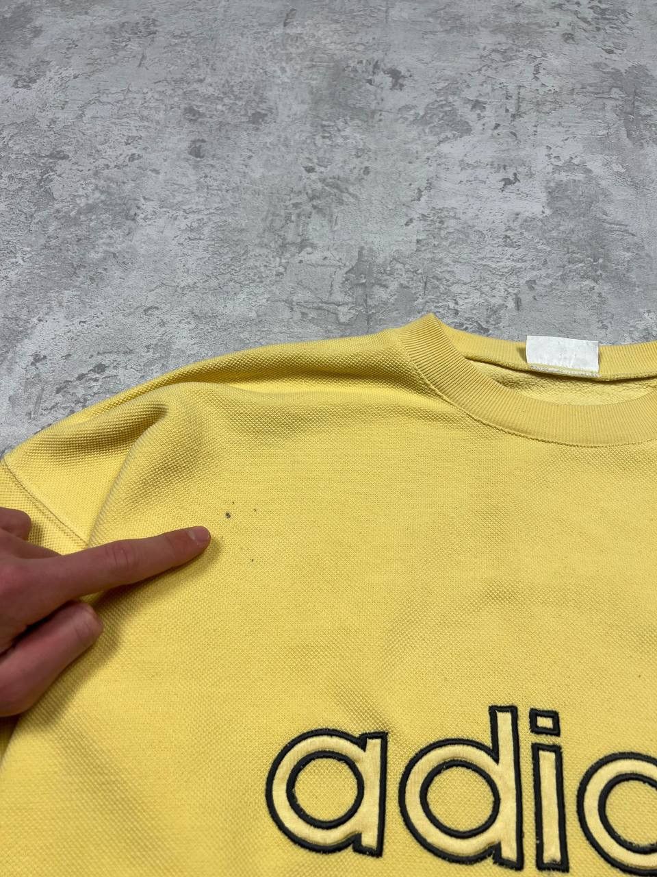 Vintage Adidas Oversize Sweatshirt Big Embroidered Logo