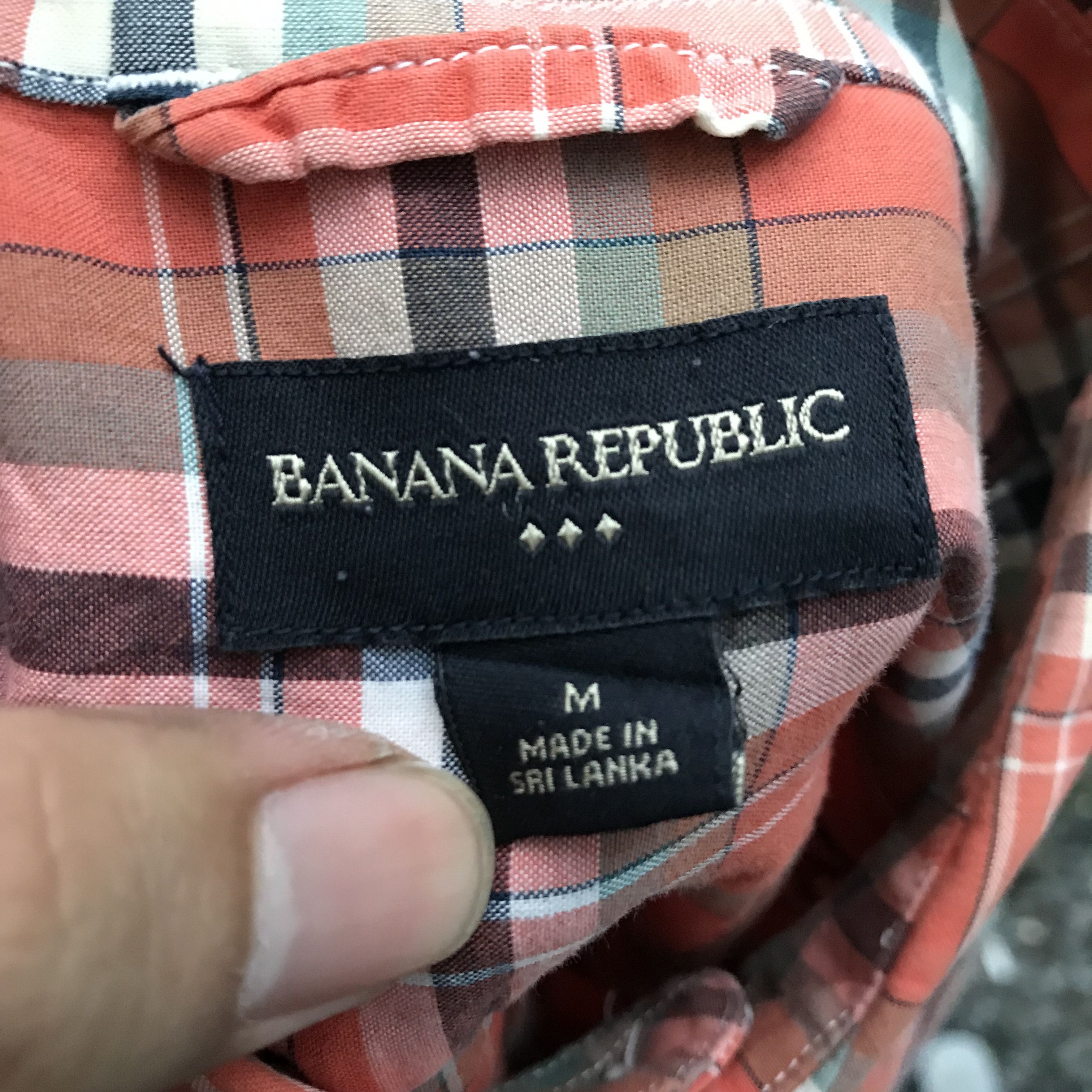 Banana Republic × Designer Banana Republic Mojave red plaid tartan Long sleeves Size US M / EU 48-50 / 2 - 12 Thumbnail