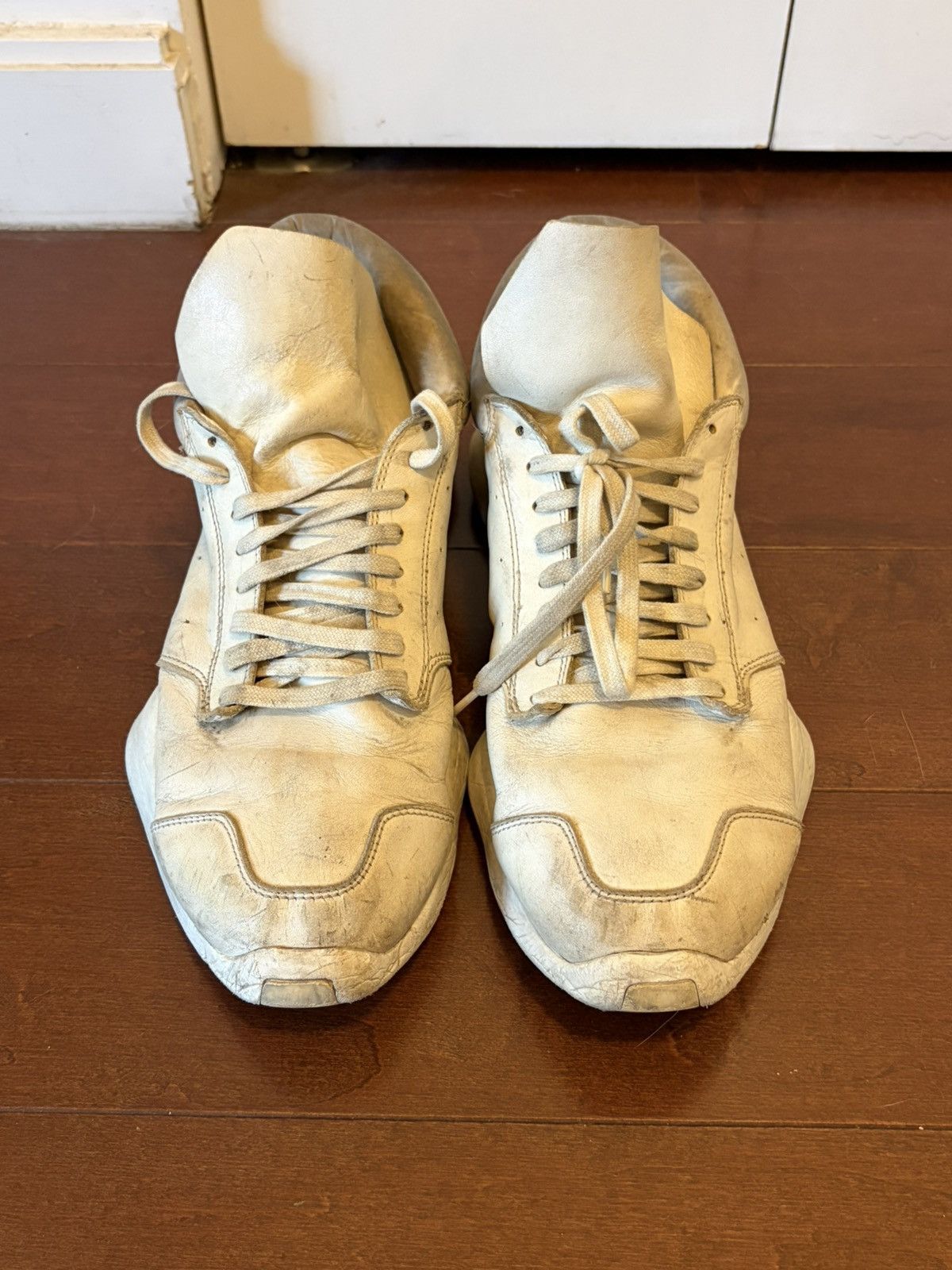 Adidas × Rick Owens Rick Owens x Adidas Milk Runners Size US 10 / EU 43 - 3 Thumbnail