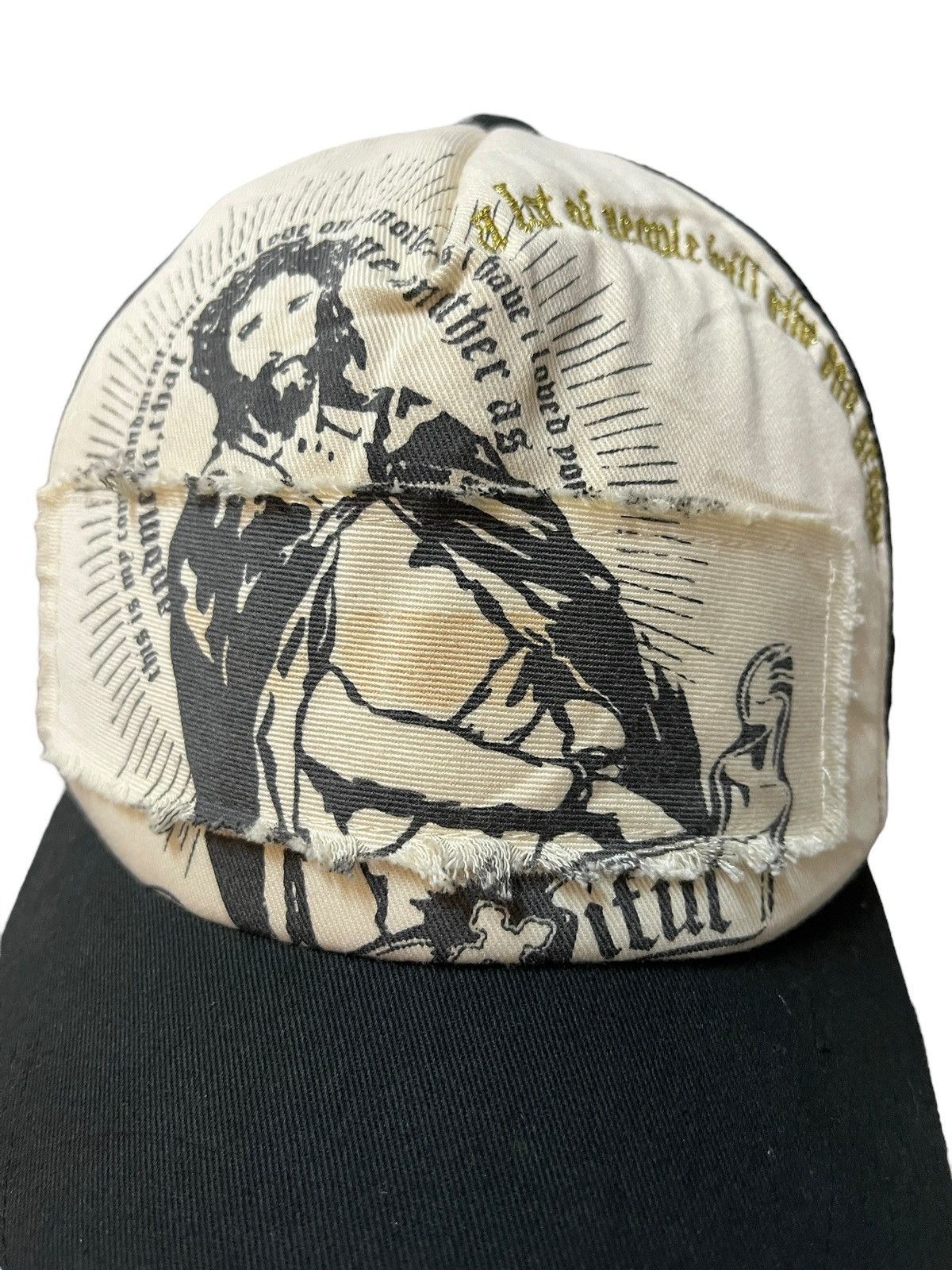 Vintage Vintage Jesus Lord Merciful Trucker Size ONE SIZE - 2 Thumbnail