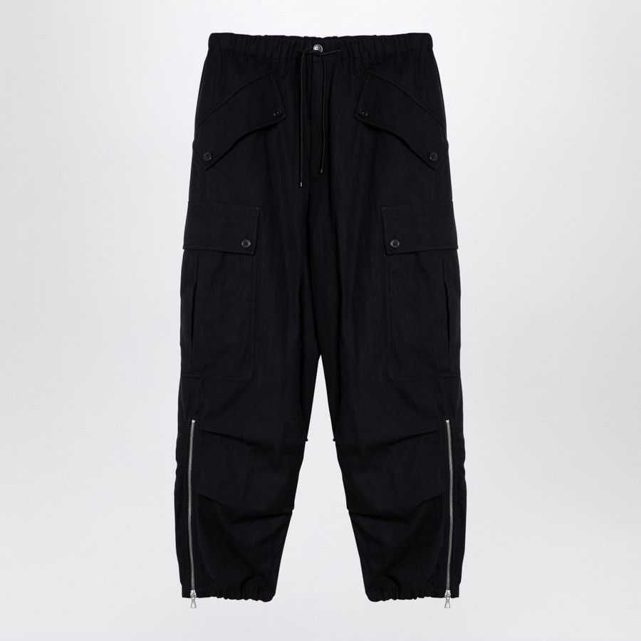Dries Van Noten o1d2blof0225 Cargo Trouser in Black Size US 30 / EU 46 - 1 Thumbnail