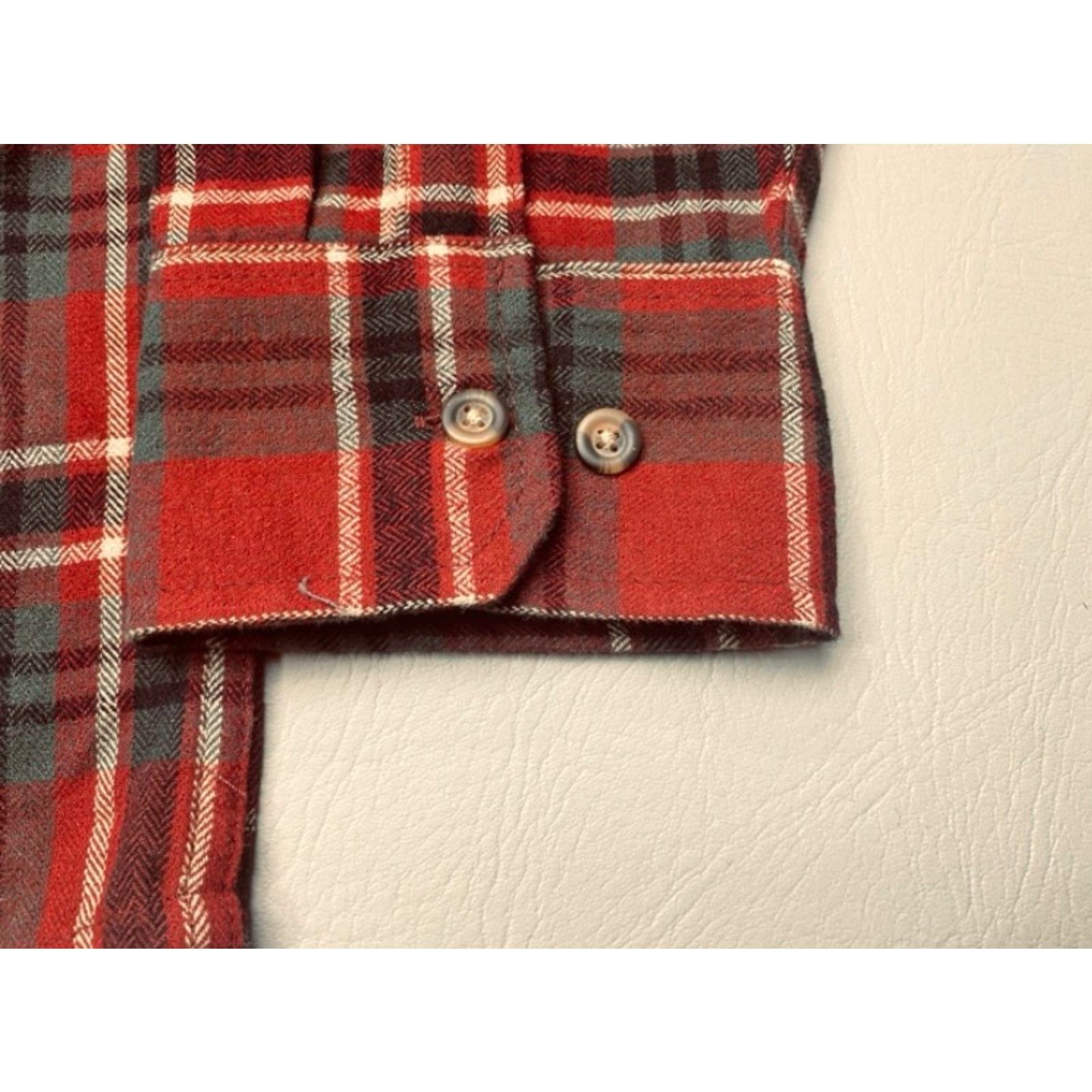 Eddie Bauer NWT Eddie Bauer Flannel Shirt Mens 2XL Red Plaid Long Sleeve Chest Pocket 8267 Size US XXL / EU 58 / 5 - 3 Thumbnail
