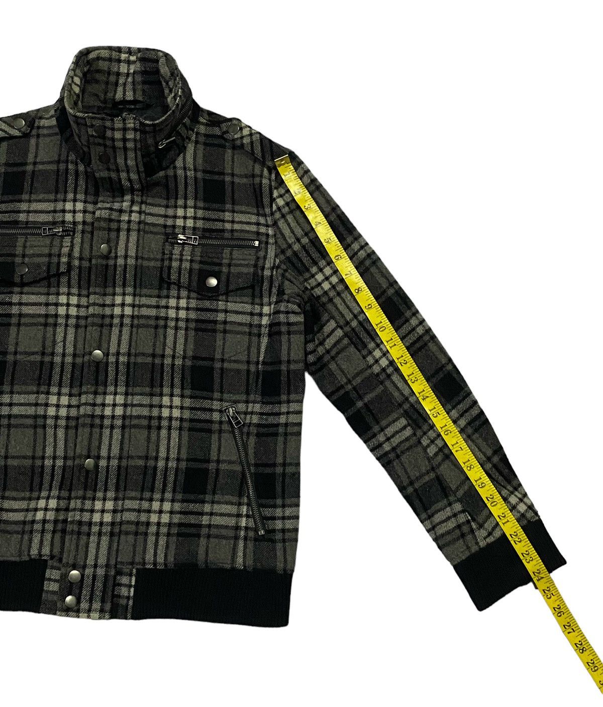 If Six Was Nine × Japanese Brand × semanticdesign SemanticDesign Checkered Wool Jacket Size US L / EU 52-54 / 3 - 7 Thumbnail