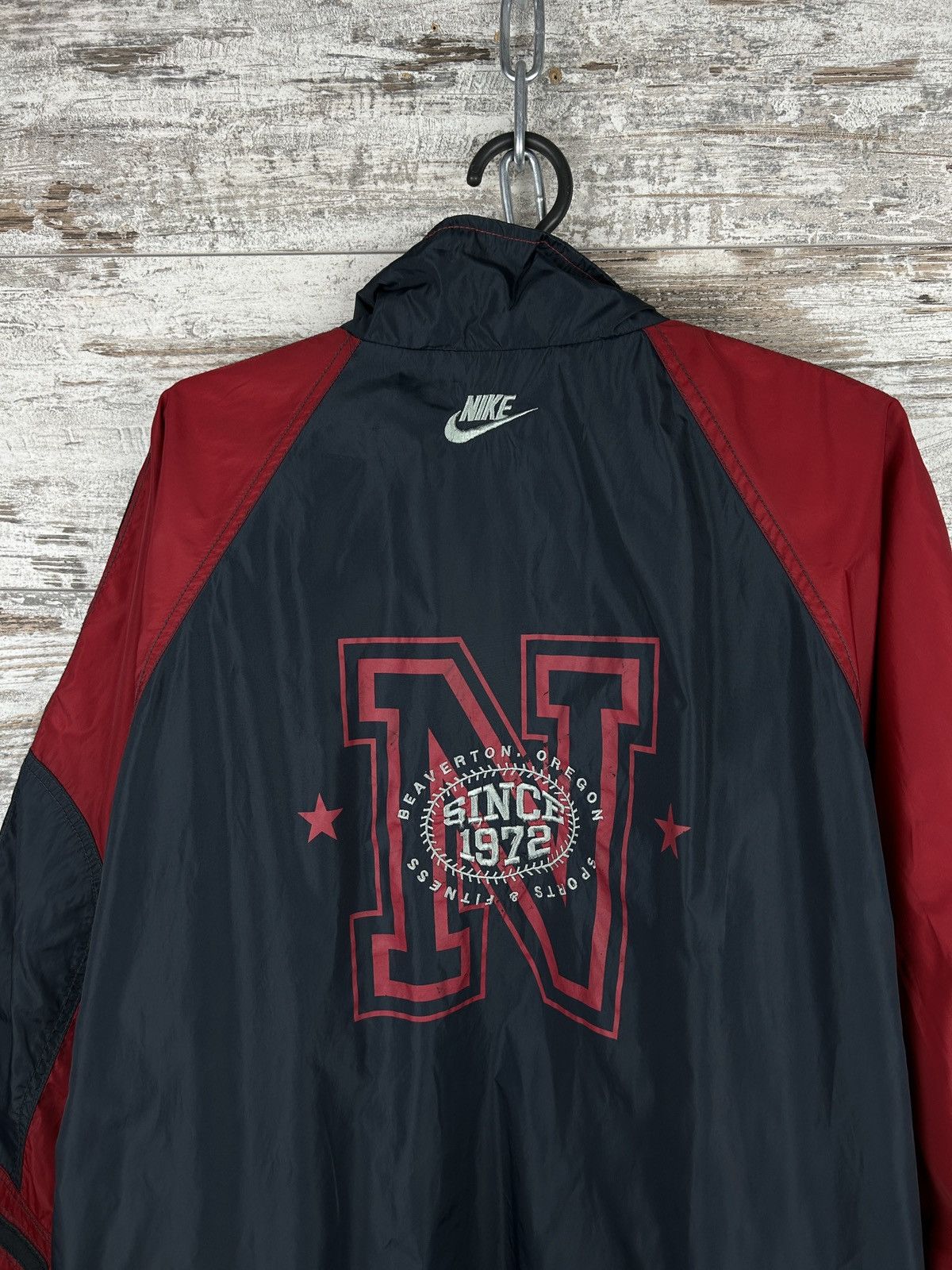 Nike Mens Vintage Nike Track Jacket nylon big logo y2k rare 90s Size US S / EU 44-46 / 1 - 13 Thumbnail