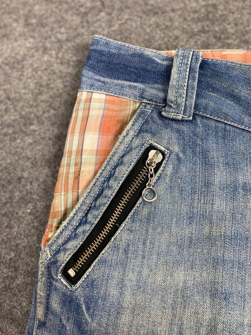 Japanese Brand japanese brand cargo denim flannel trim nice design Size US 34 / EU 50 - 8 Thumbnail