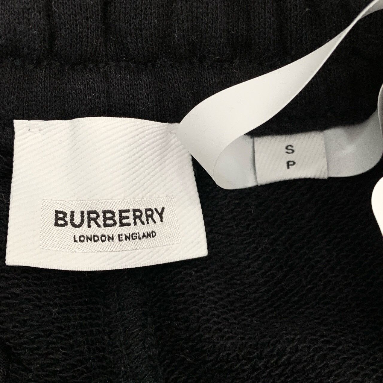 Burberry Burberry Black Logo Cotton Sweatpants (Size S) Size US 30 / EU 46 - 2 Thumbnail