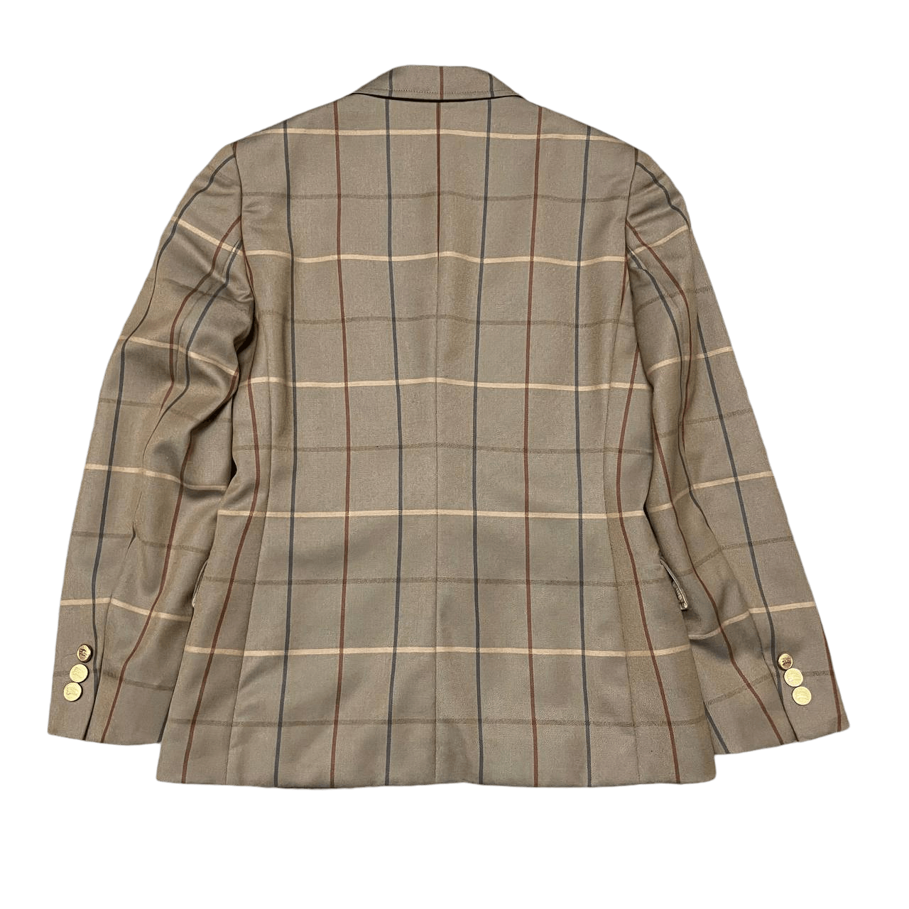 Burberry Vintage 90's Burberry Gold Button Wool Coat Size S / US 4 / IT 40 - 10 Thumbnail