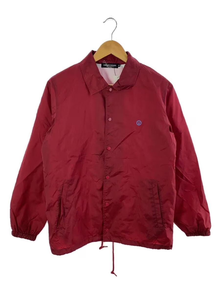 Image of Undercover Back Logo Nylon Jacket in Burgandy, Men's (Size Small)