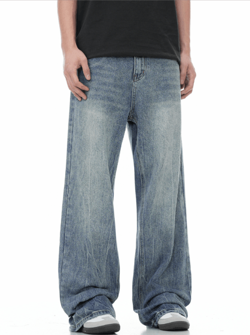 Japanese Brand × Vintage American washed cleanfit all-match flared high street jeans Size US 32 / EU 48 - 3 Thumbnail