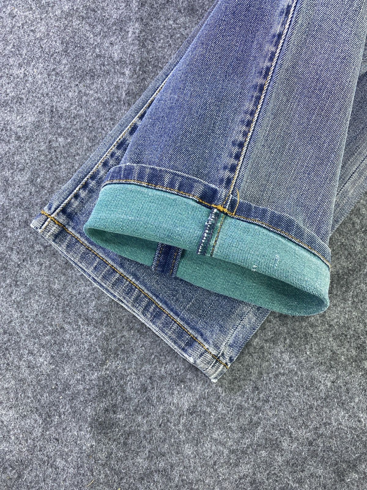 Armani Exchange × Jean Armani Exchange Blue Wash Jeans-J949 Size US 33 - 9 Thumbnail