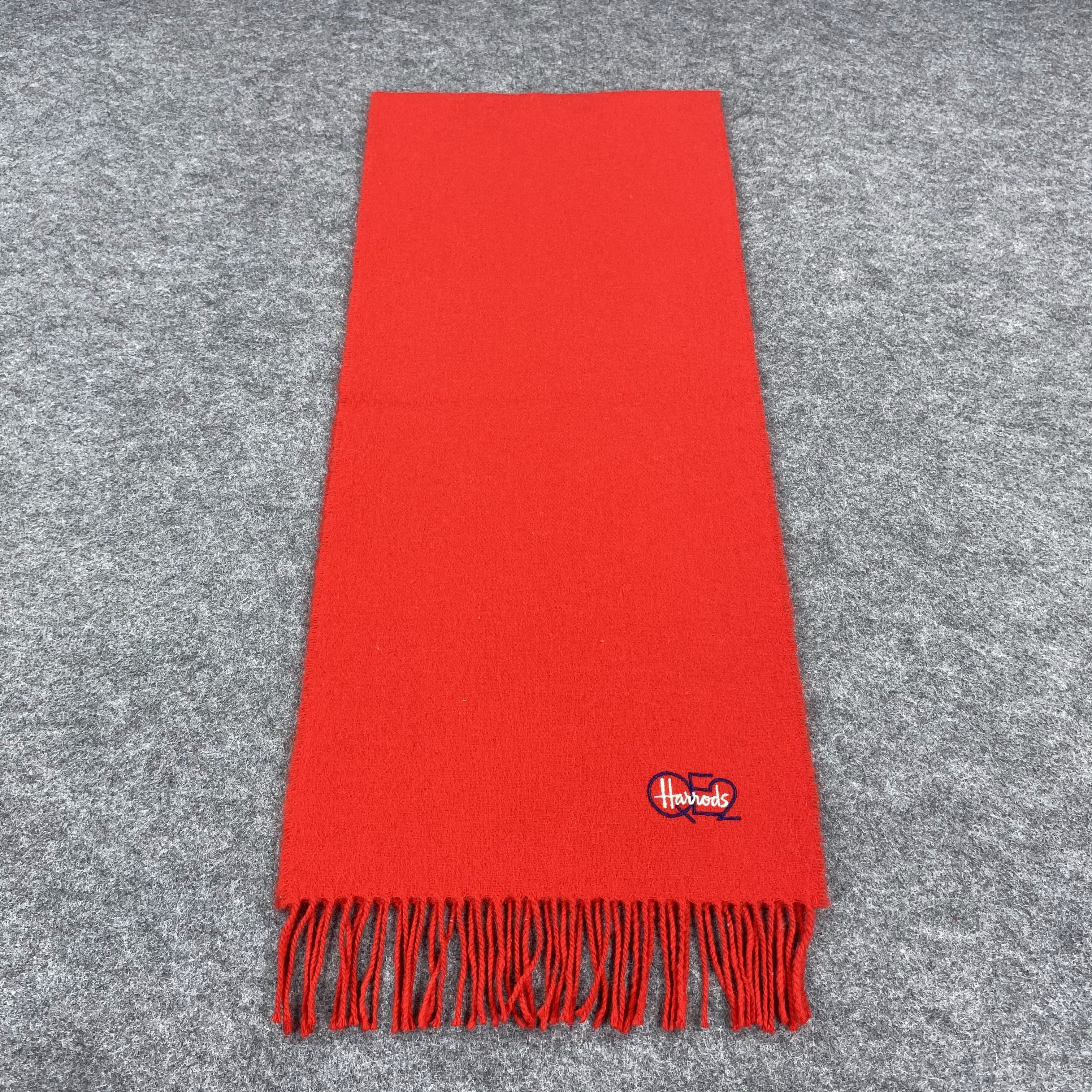 Harrods × Vintage GF10109 Harrods Scarf Neck Wear Muffler Nova Check Size ONE SIZE - 1 Thumbnail