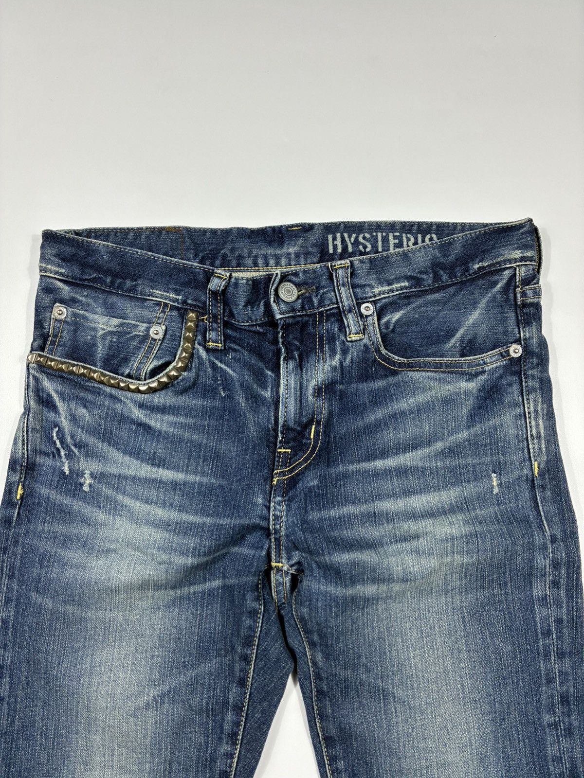 Hysteric Glamour Hysteric Glamour Studded Denim Pants Size 30" / US 8 / IT 44 - 2 Thumbnail