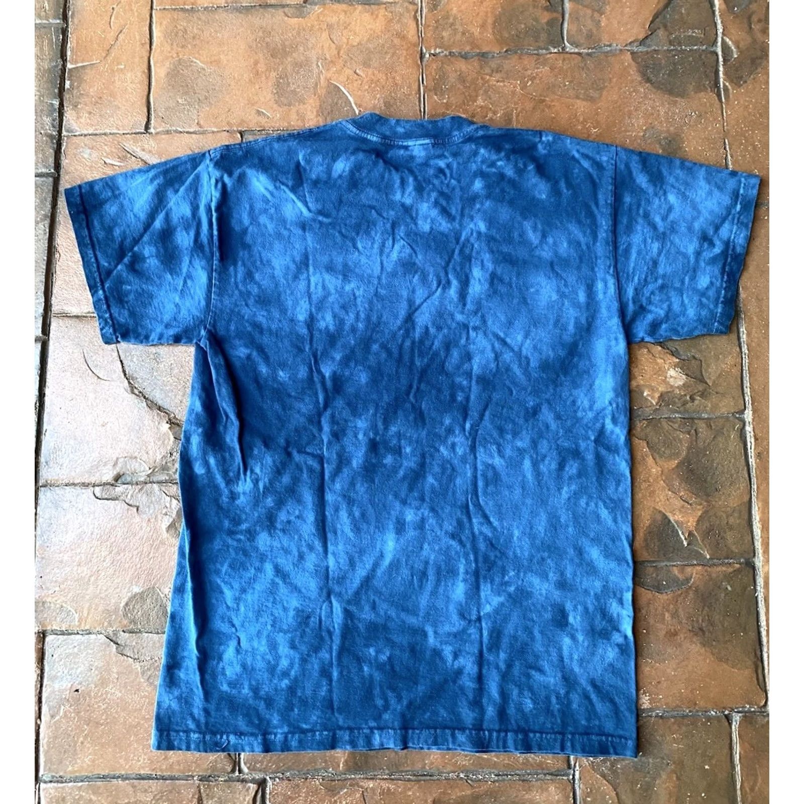 The Mountain VINTAGE The Mountain Railroad Train Ted Blalock Tie Dye T-Shirt M Blue Cotton Logo Crew Neck Short Sleeve Mens 90s Nature Outdoor graphic print Size US M / EU 48-50 / 2 - 3 Thumbnail